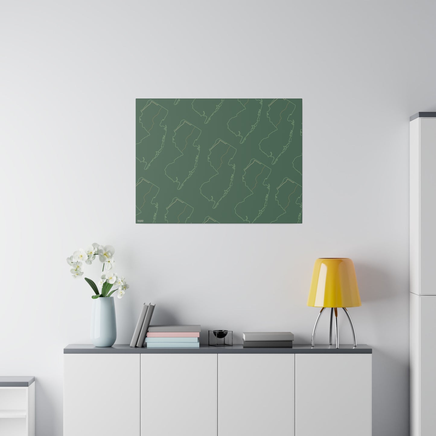 New Jersey National Trails Matte Canvas, Stretched, 0.75"