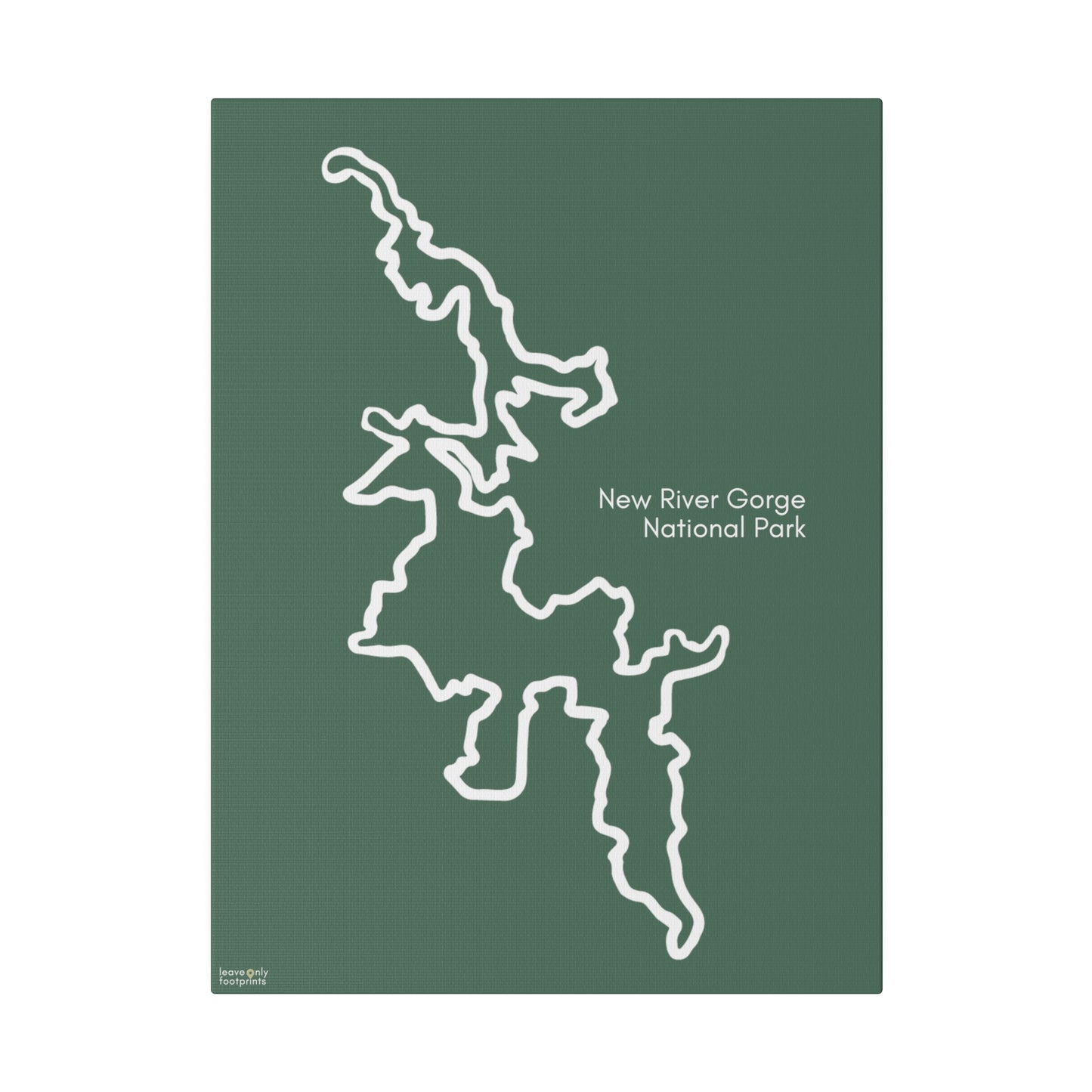 New River Gorge National Park Matte Canvas, Stretched, 0.75"