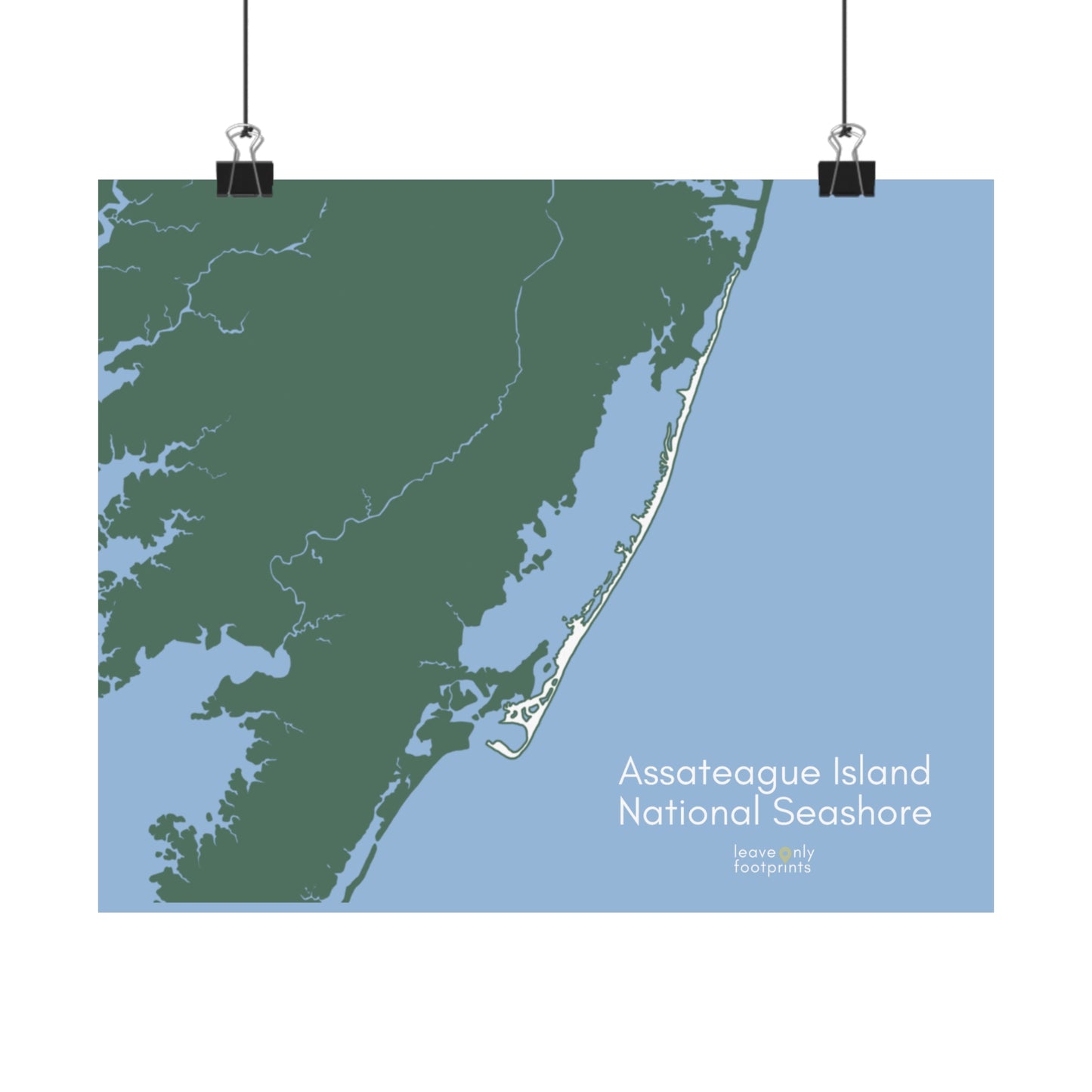 Assateague Island National Seashore Matte Horizontal Print