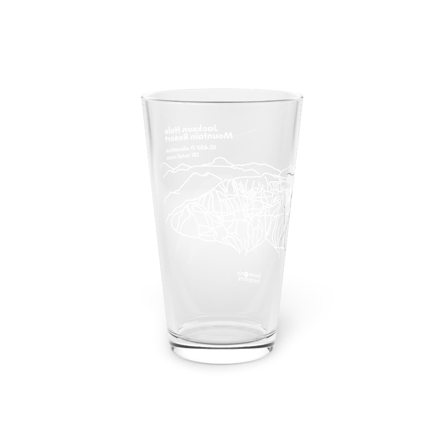 Jackson Hole Mountain Resort Pint Glass, 16oz