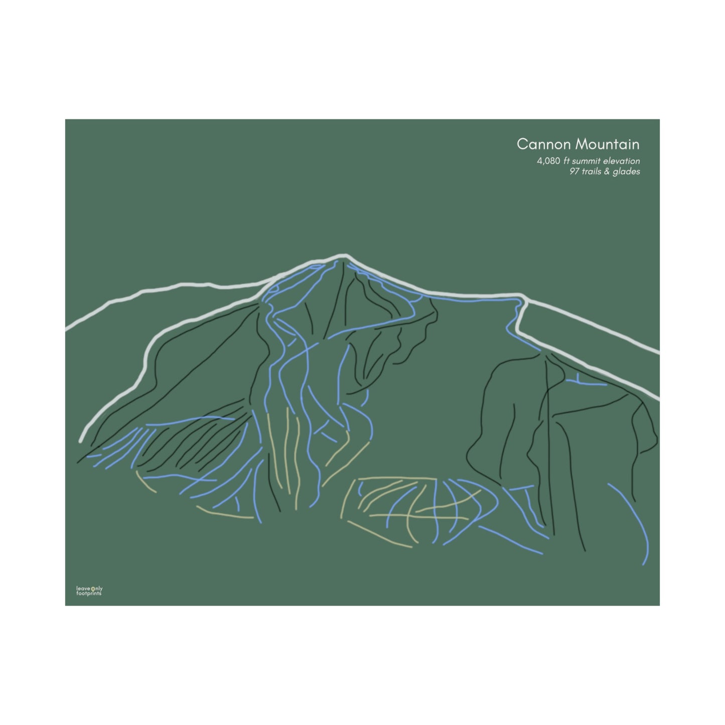 Cannon Mountain Horizontal Print