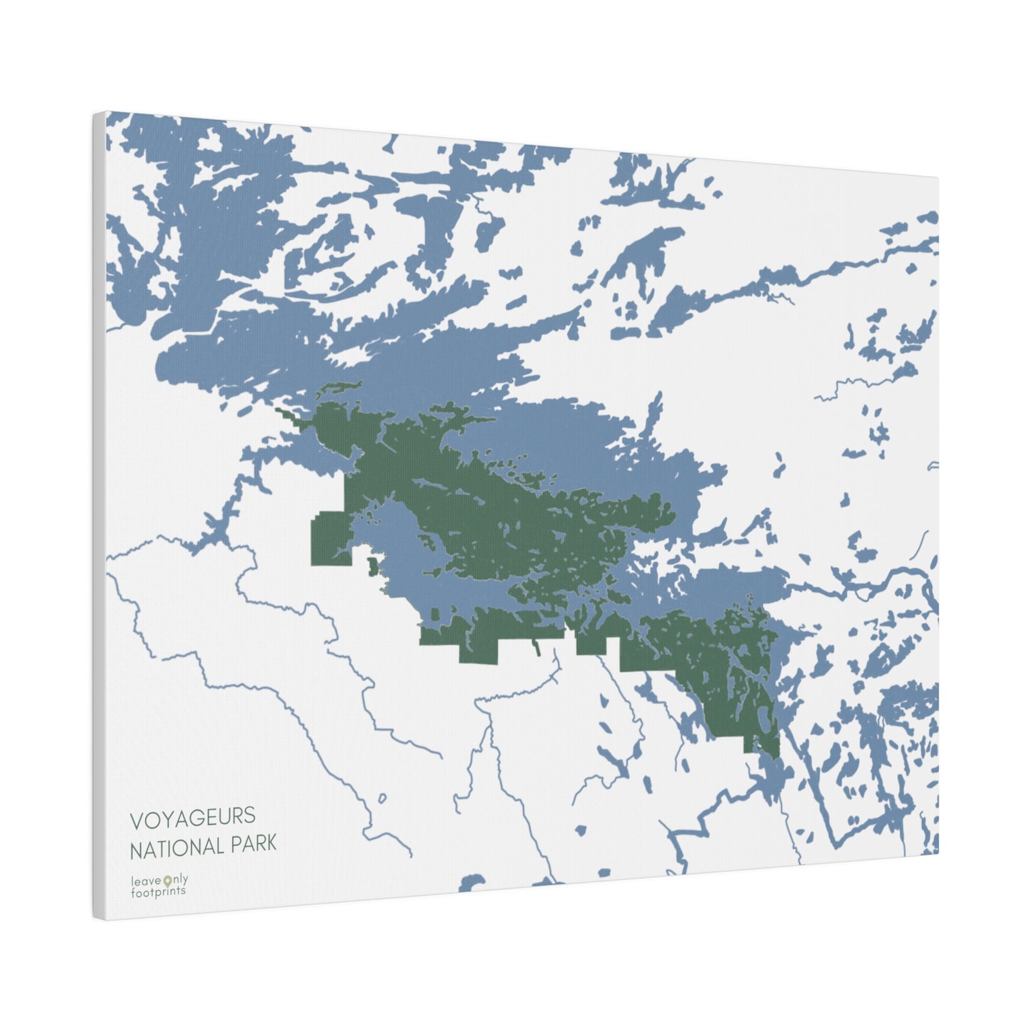 Voyageurs National Park Matte Canvas, Stretched, 0.75"