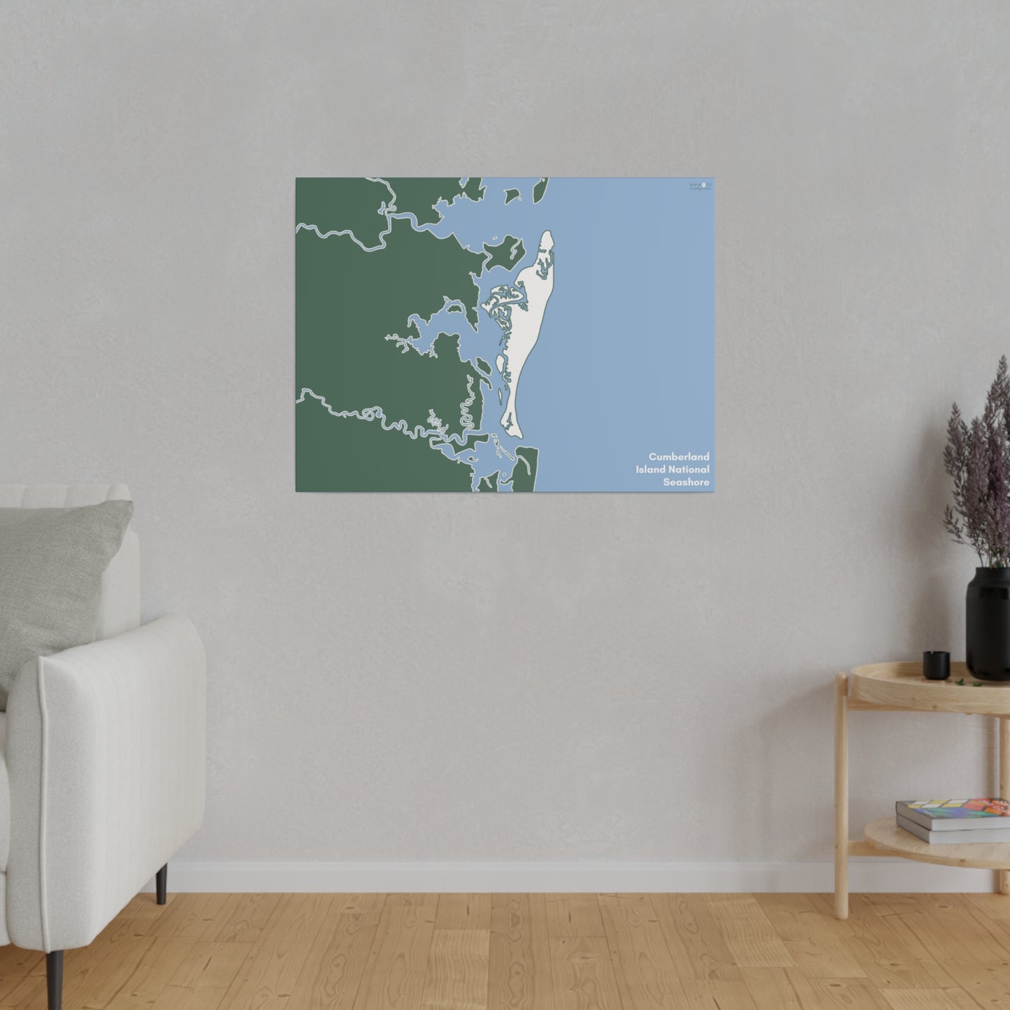 Cumberland Island National Seashore Matte Canvas, Stretched, 0.75"