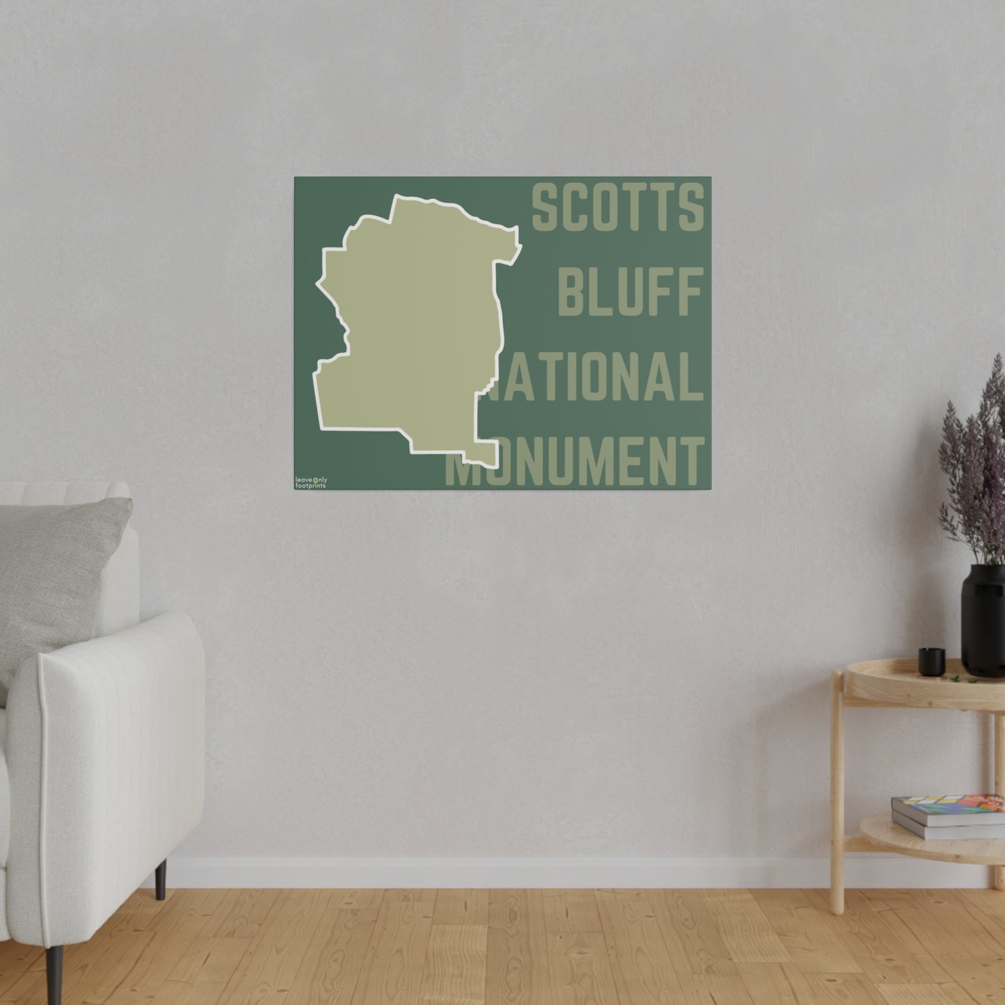 Scotts Bluff National Monument Matte Canvas, Stretched, 0.75"