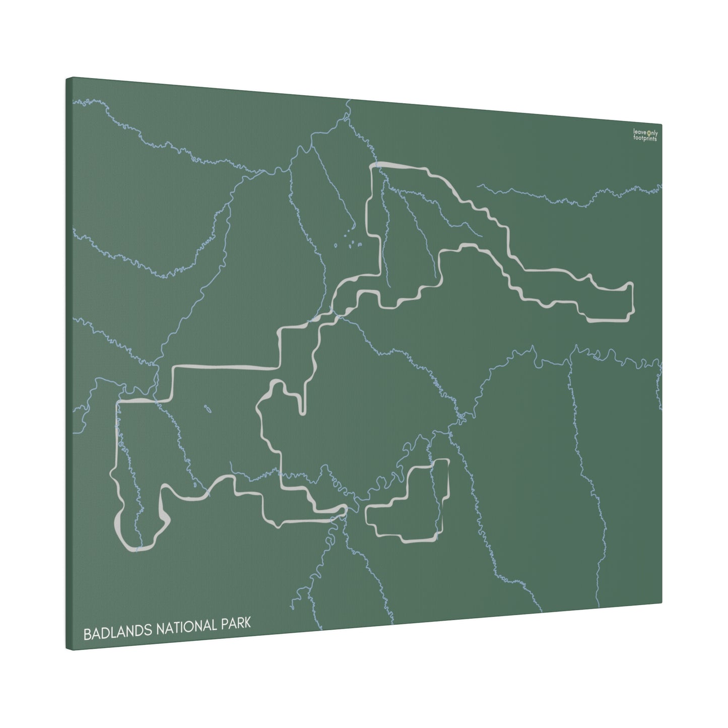 Badlands National Park Matte Canvas, Stretched, 0.75"