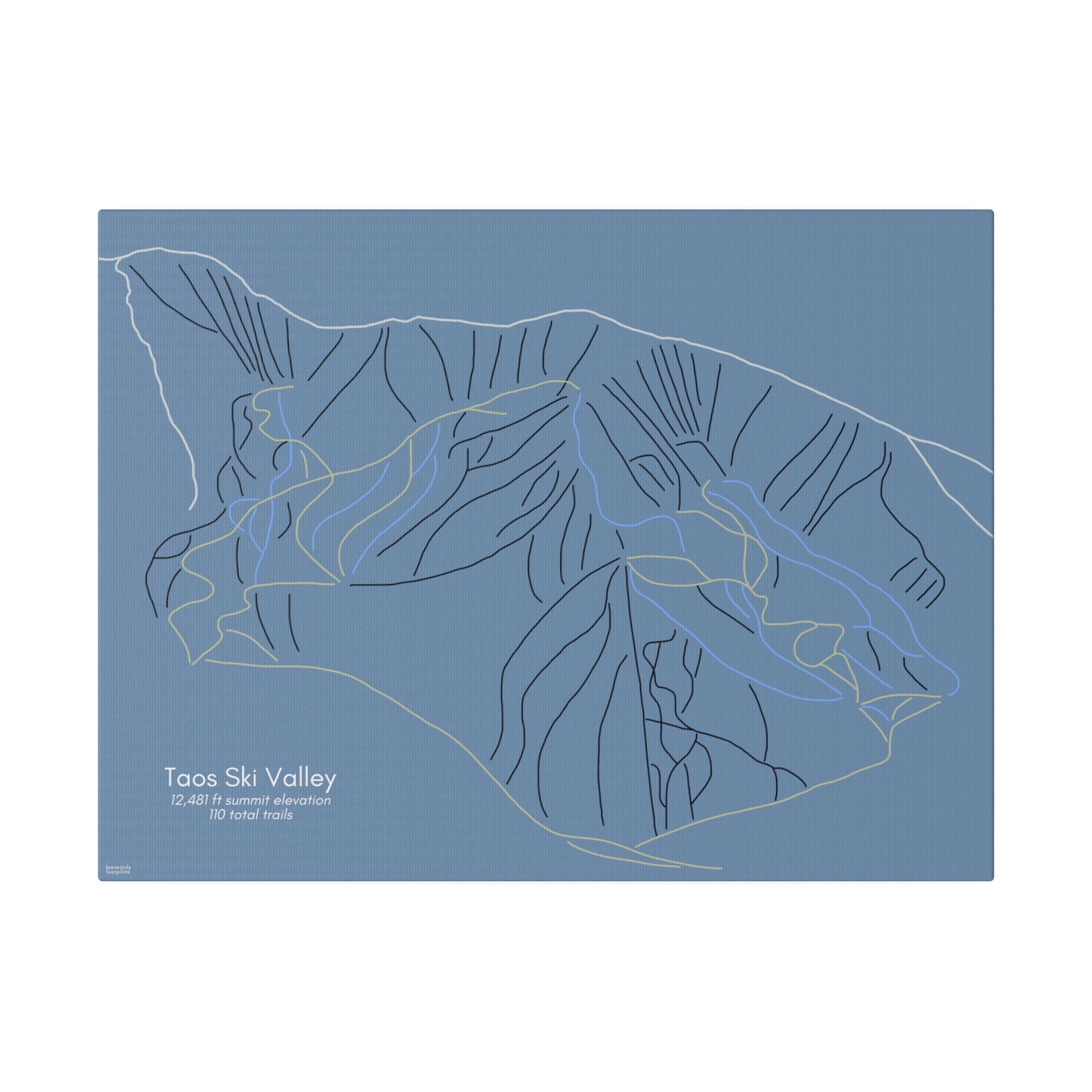 Taos Ski Valley Matte Canvas, Stretched, 0.75"