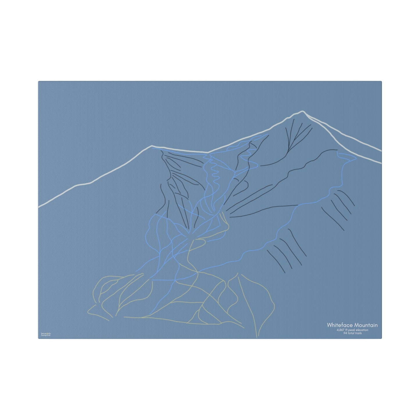 Whiteface Mountain Matte Canvas, Stretched, 0.75"