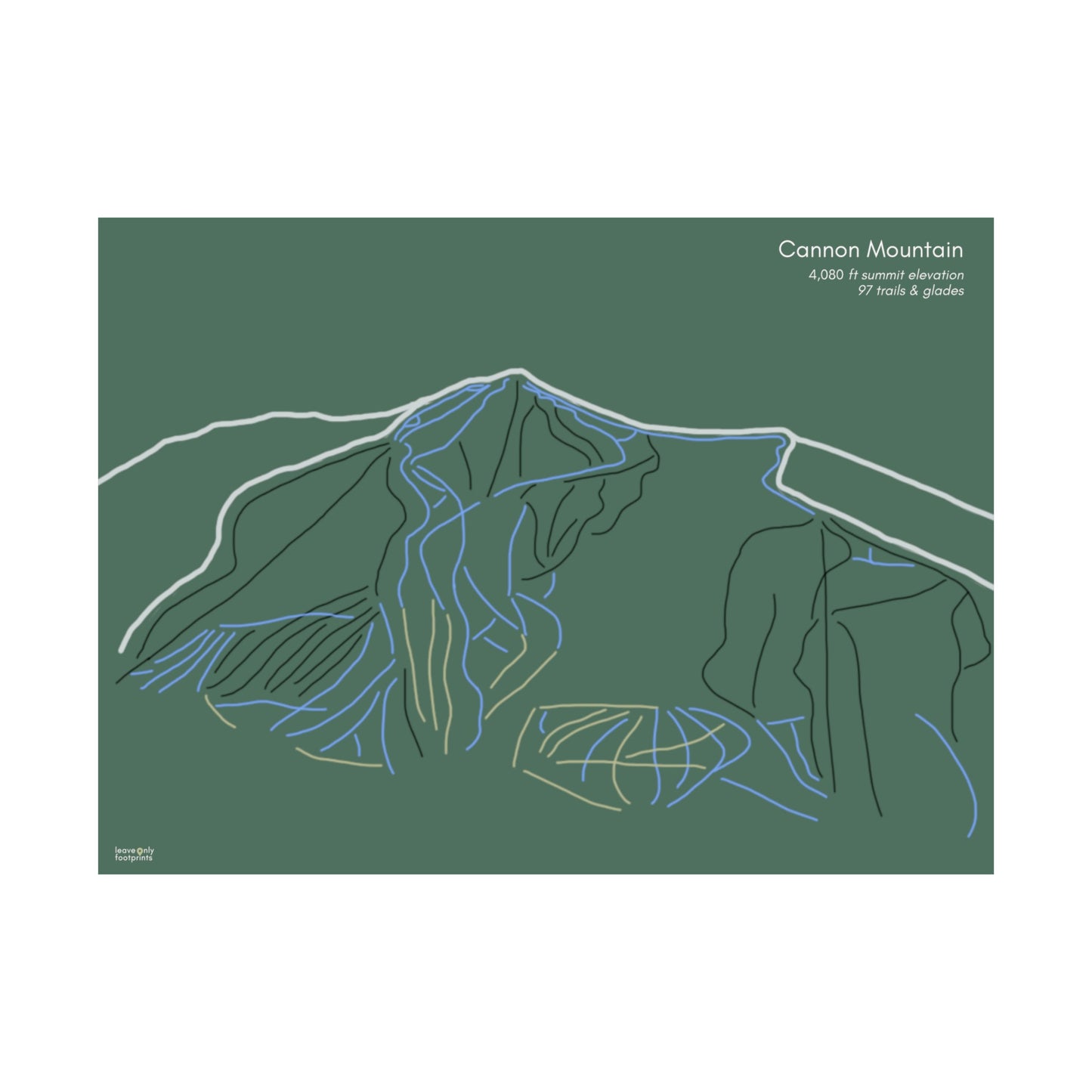 Cannon Mountain Horizontal Print