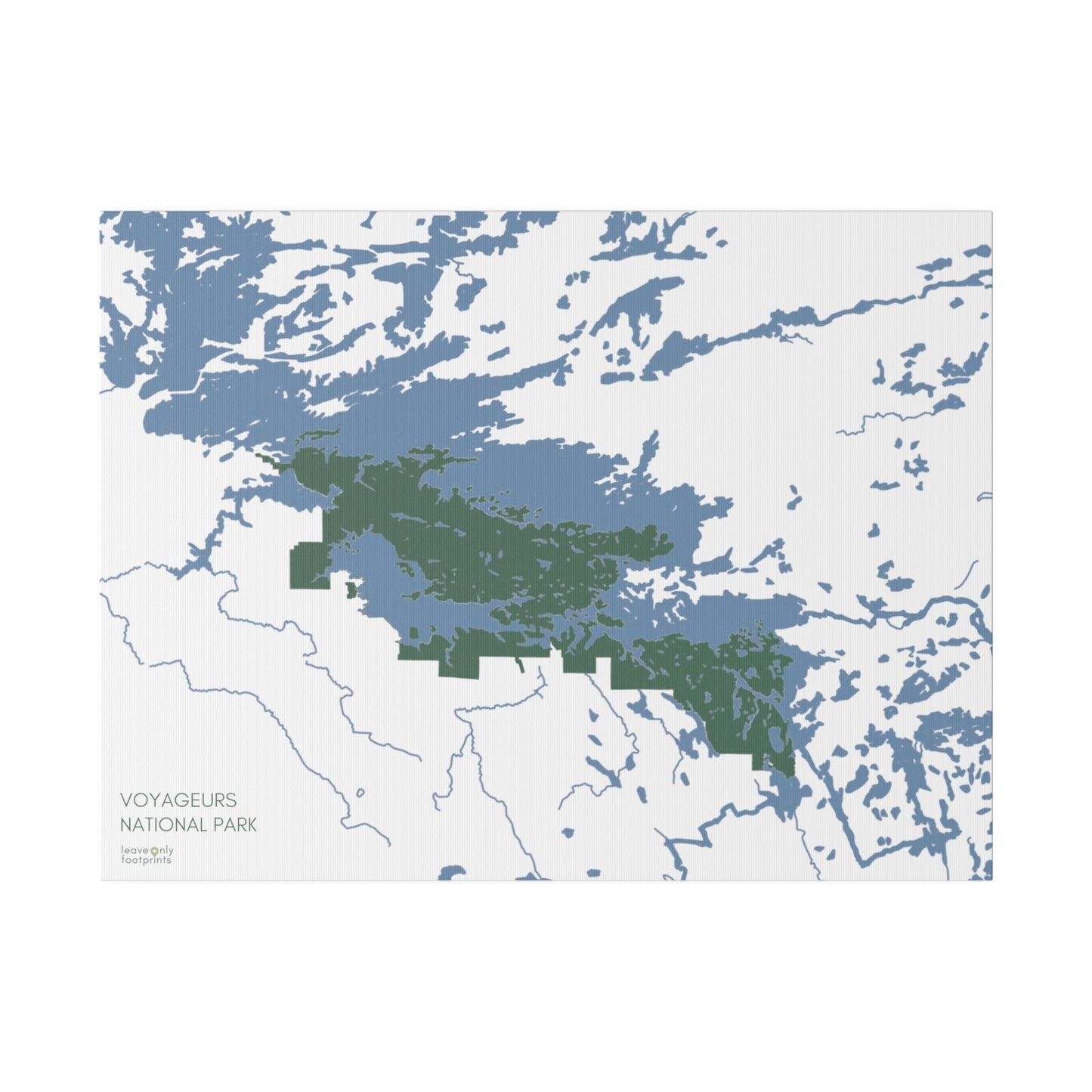Voyageurs National Park Matte Canvas, Stretched, 0.75"