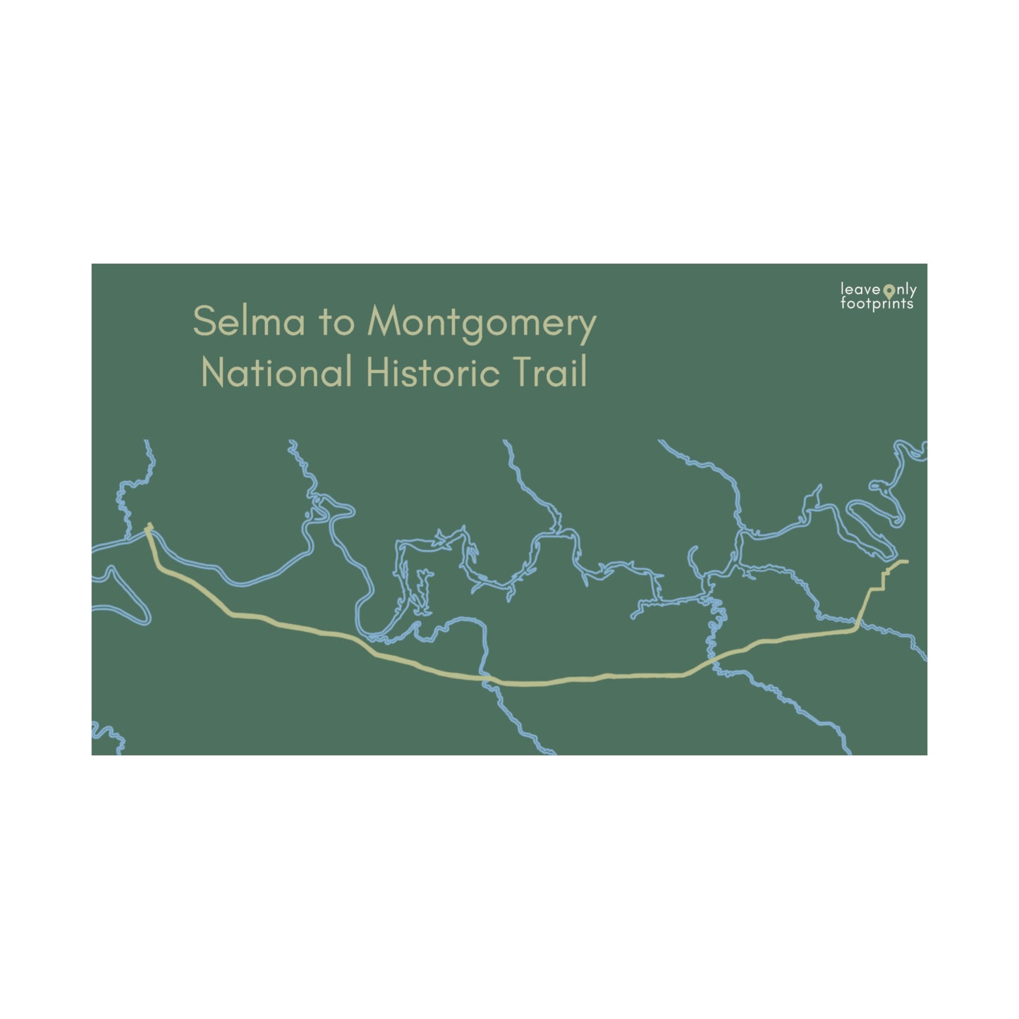 Selma to Montgomery National Historic Trail Matte Horizontal Print