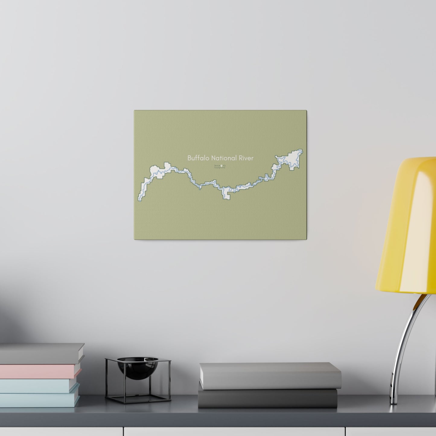 Buffalo National River Matte Canvas, Stretched, 0.75"