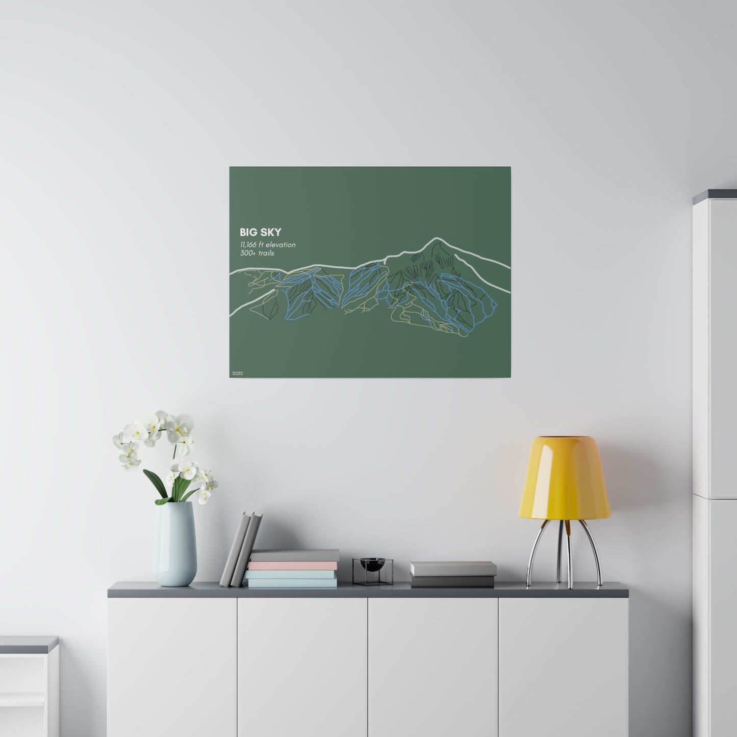 Big Sky Matte Canvas, Stretched, 0.75"