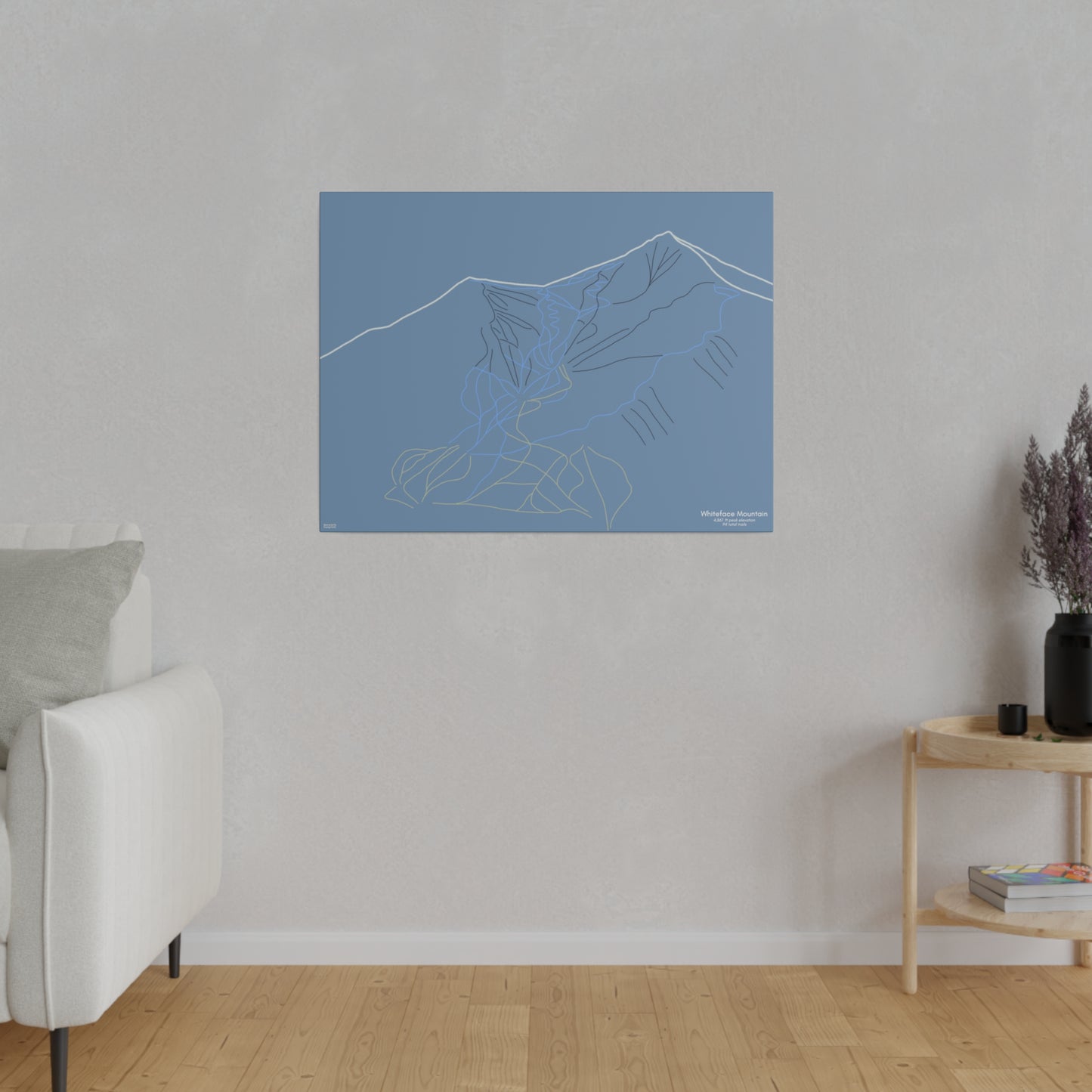 Whiteface Mountain Matte Canvas, Stretched, 0.75"
