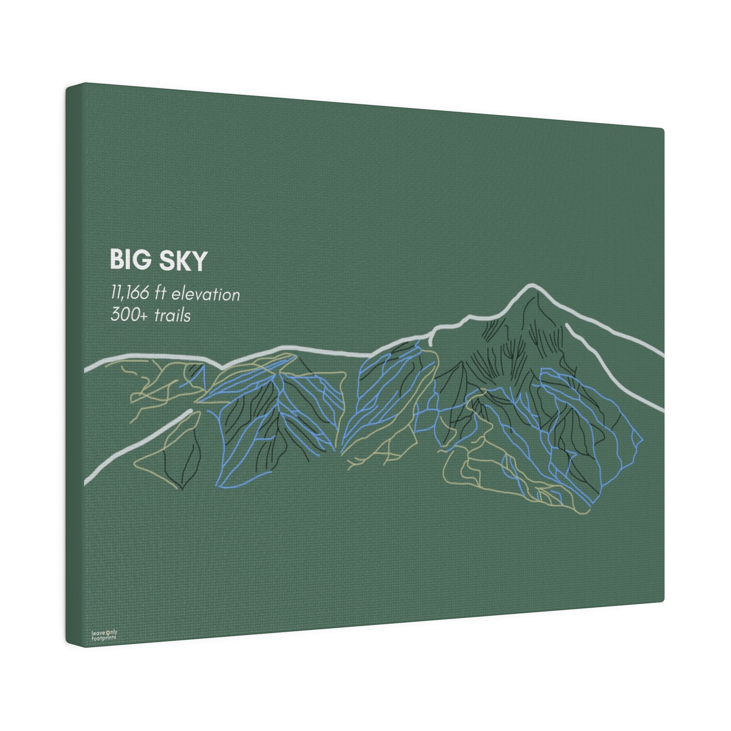 Big Sky Matte Canvas, Stretched, 0.75"