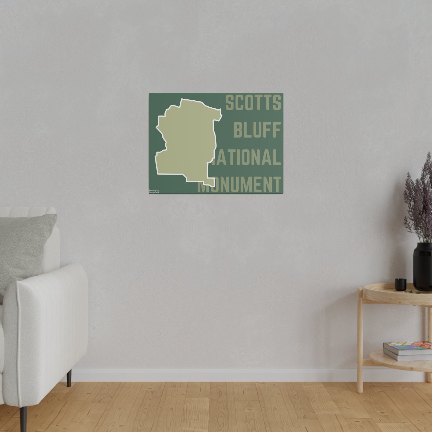 Scotts Bluff National Monument Matte Canvas, Stretched, 0.75"