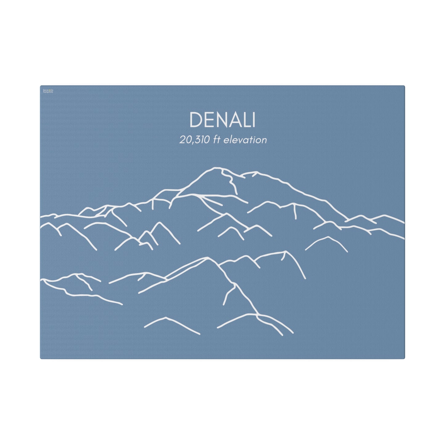 Denali Mountain Matte Canvas, Stretched, 0.75"