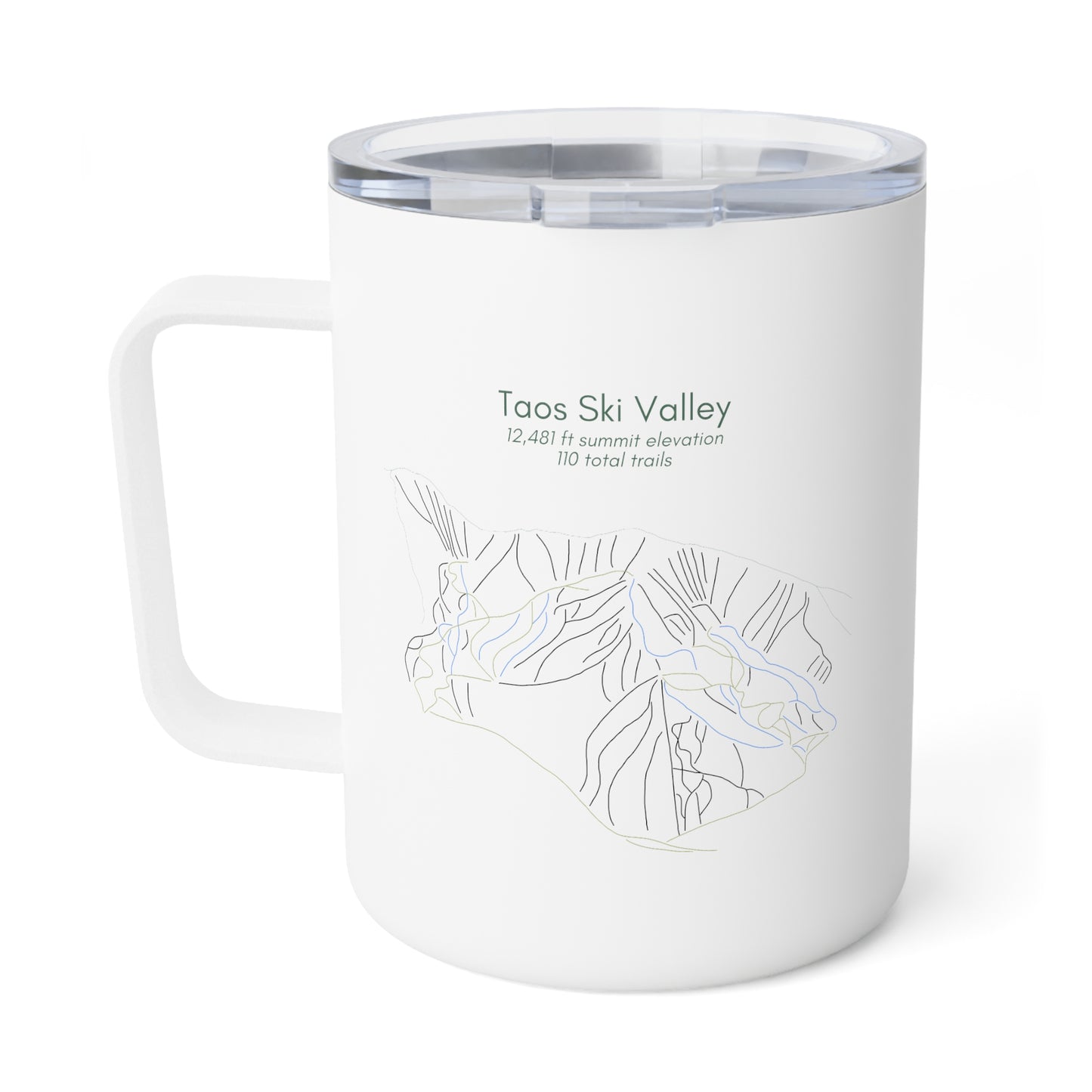Taos Ski Valley Insulated Coffee Mug, 10oz