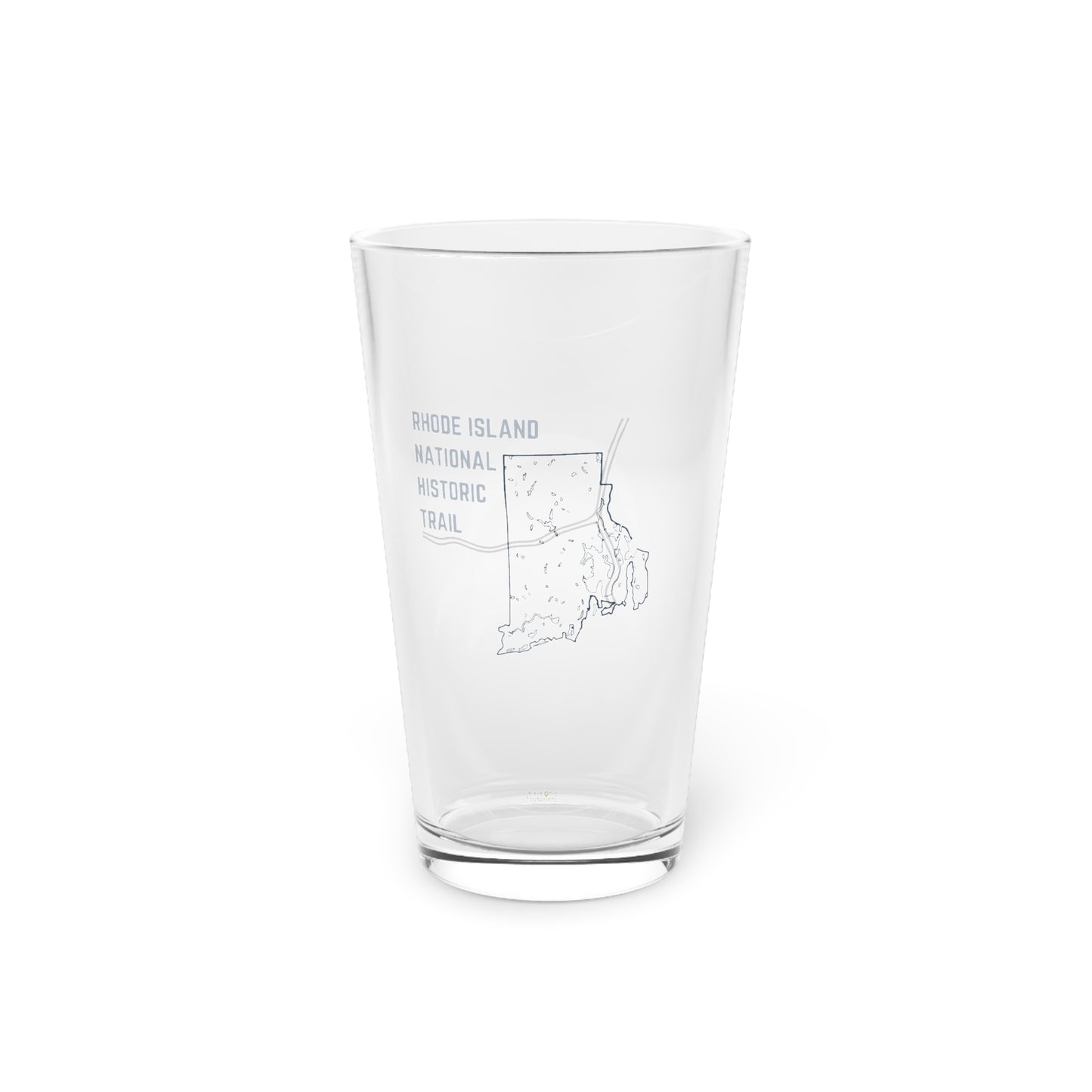 Rhode Island National Historic Trail Pint Glass, 16oz