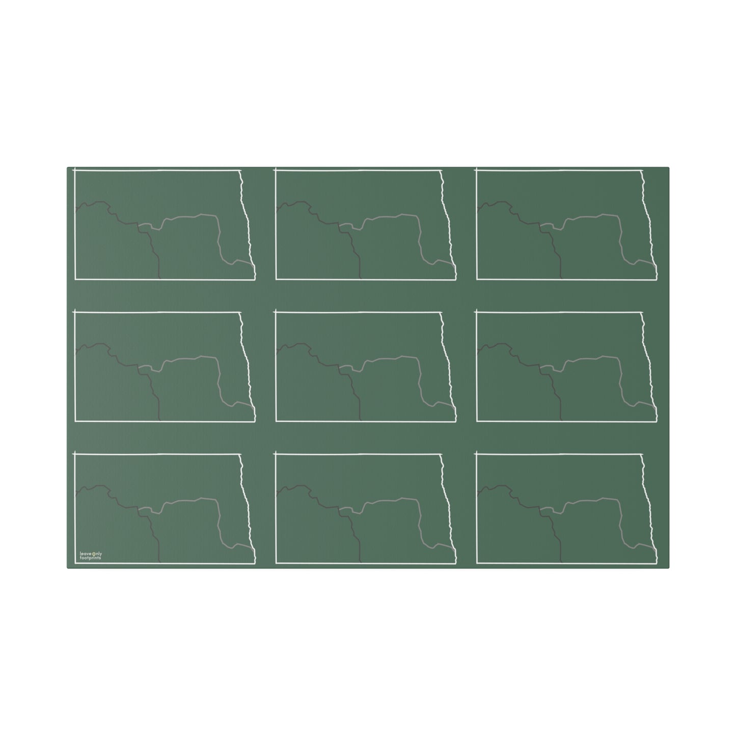 North Dakota National Trails Matte Canvas, Stretched, 0.75"