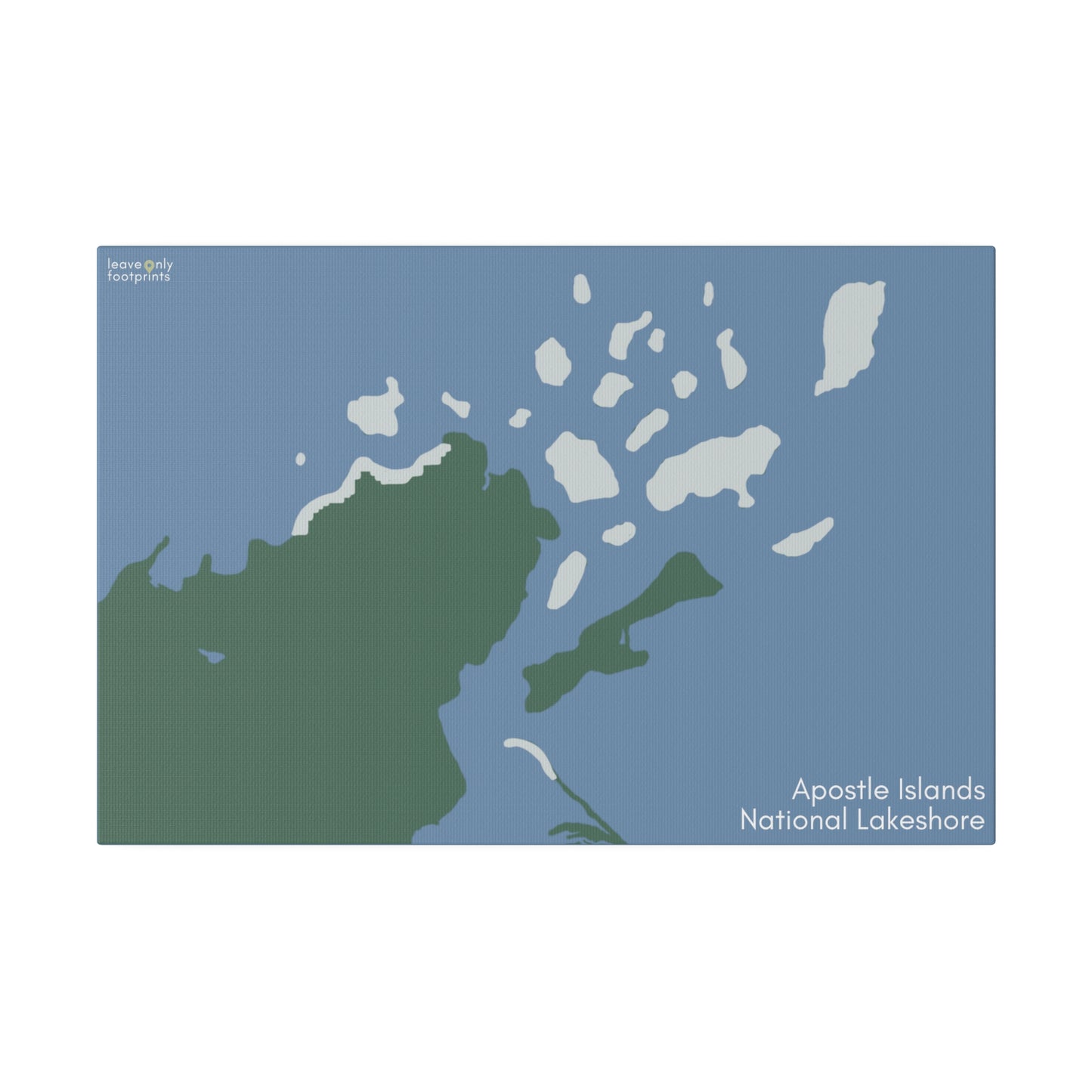 Apostle Islands National Lakeshore Matte Canvas, Stretched, 0.75"