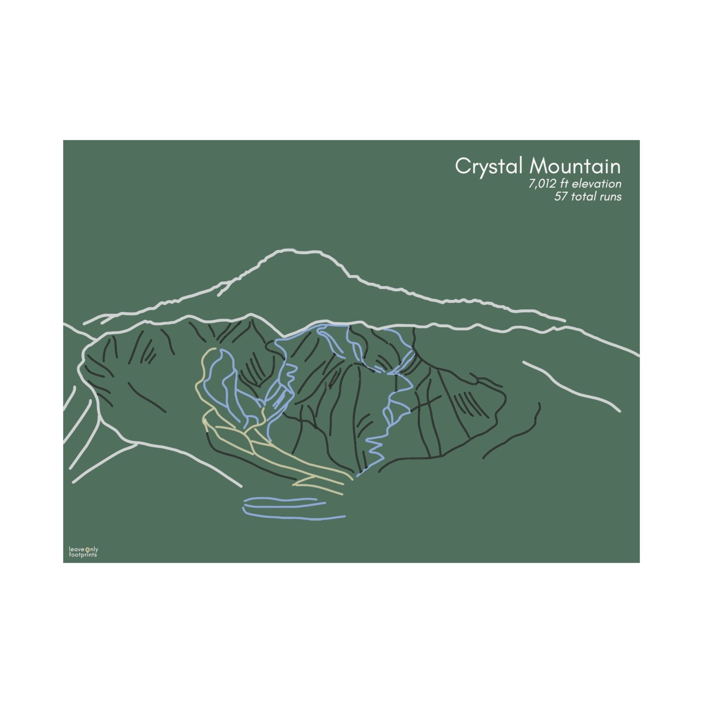 Crystal Mountain Horizontal Print
