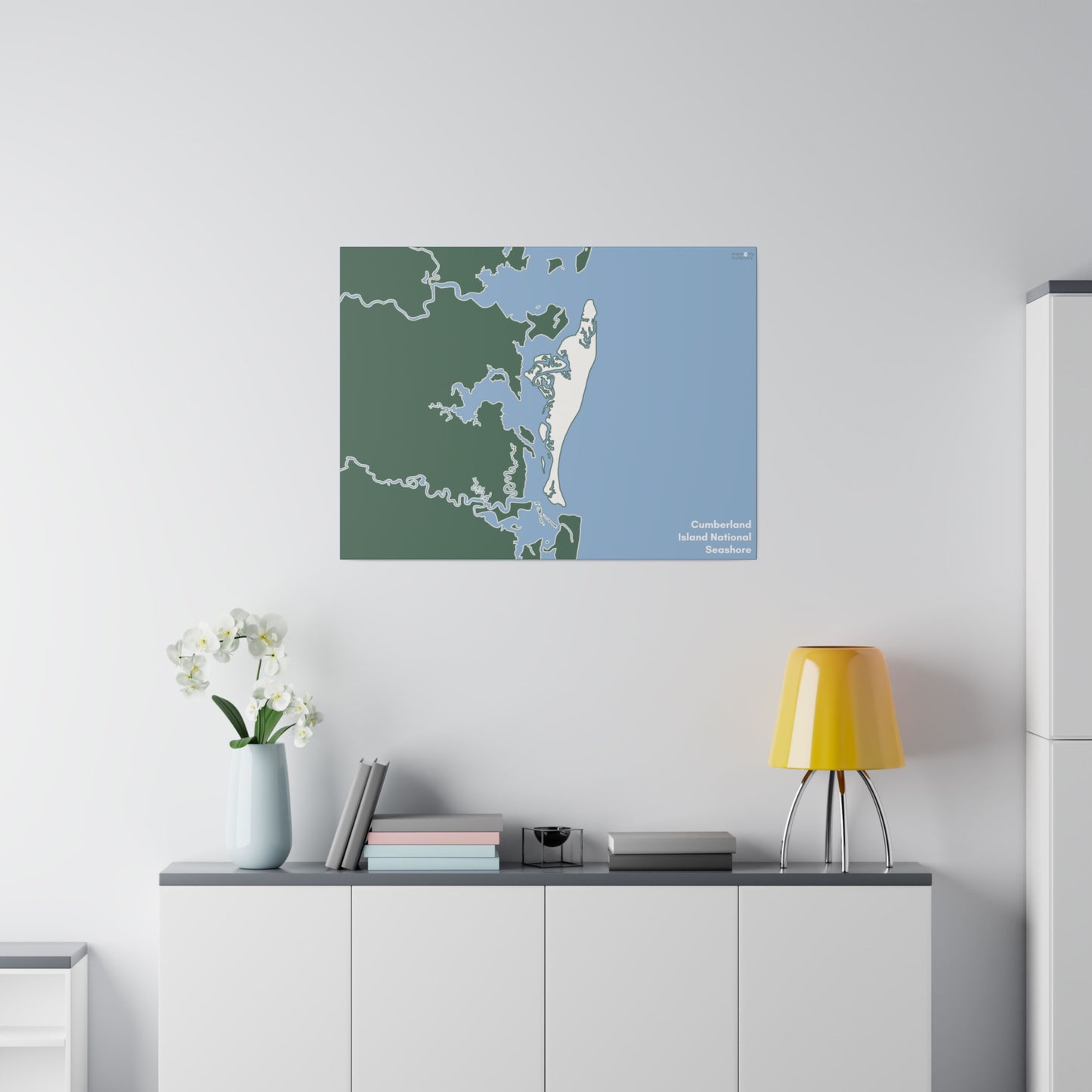 Cumberland Island National Seashore Matte Canvas, Stretched, 0.75"