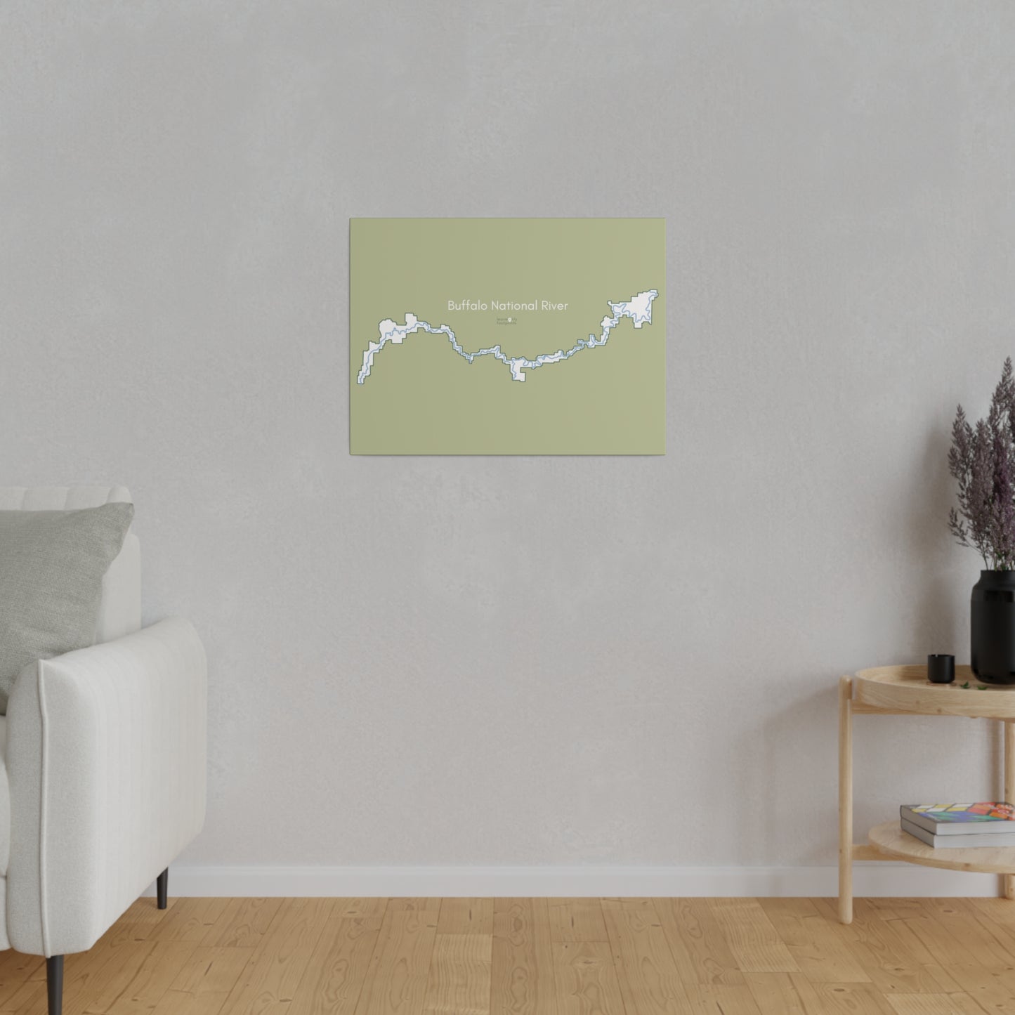 Buffalo National River Matte Canvas, Stretched, 0.75"