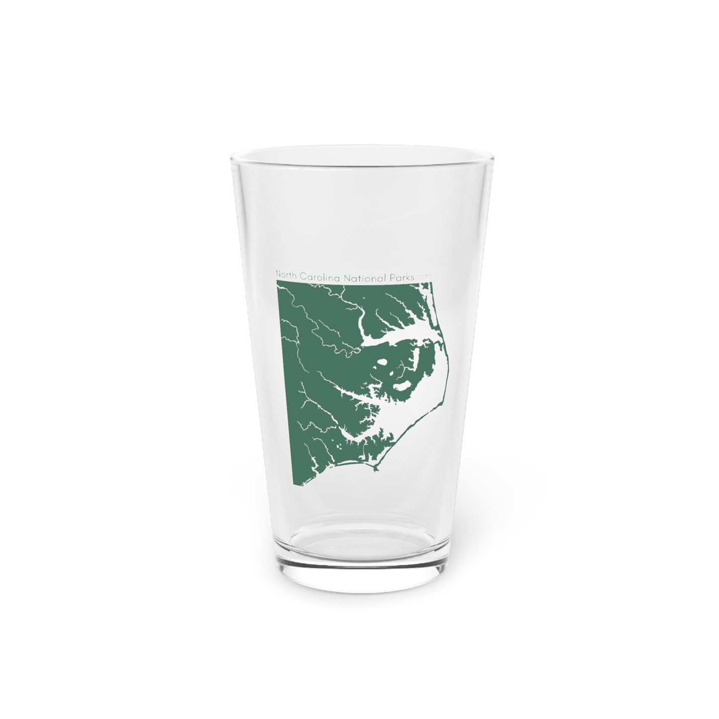 North Carolina National Parks Pint Glass, 16oz