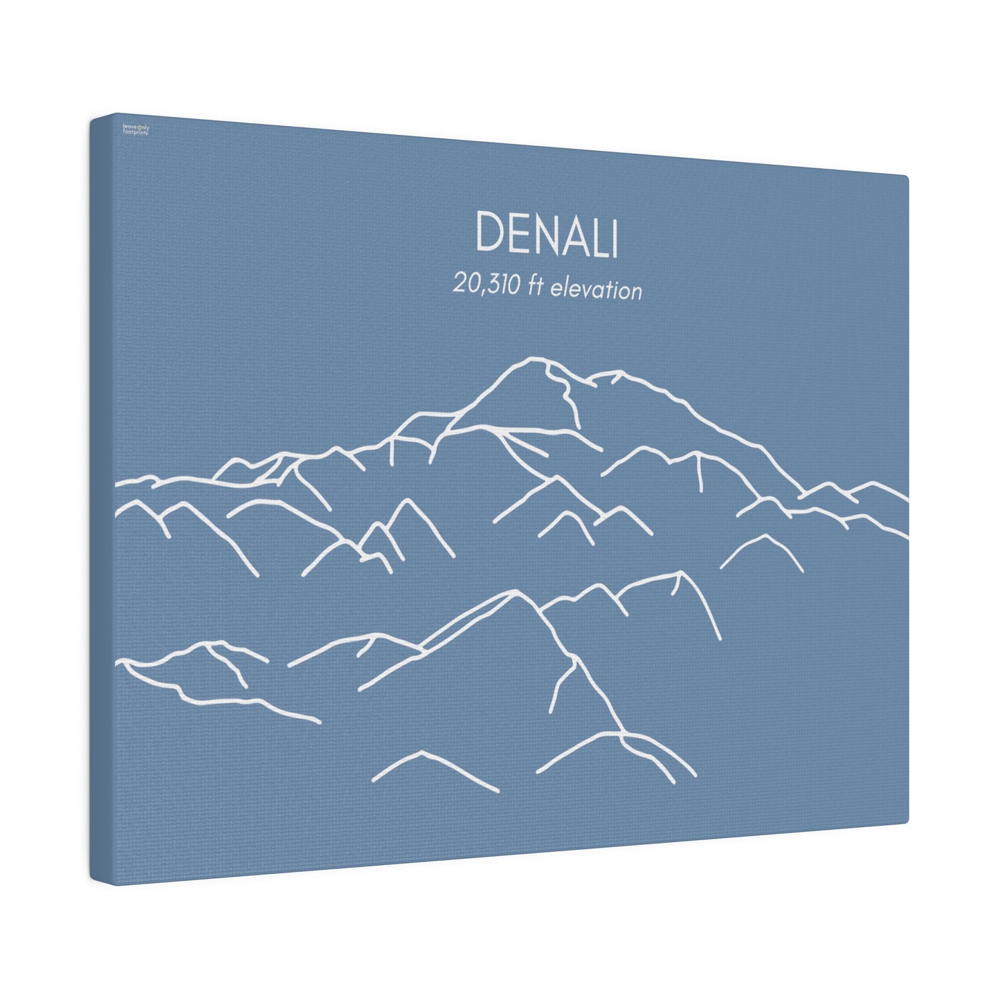 Denali Mountain Matte Canvas, Stretched, 0.75"