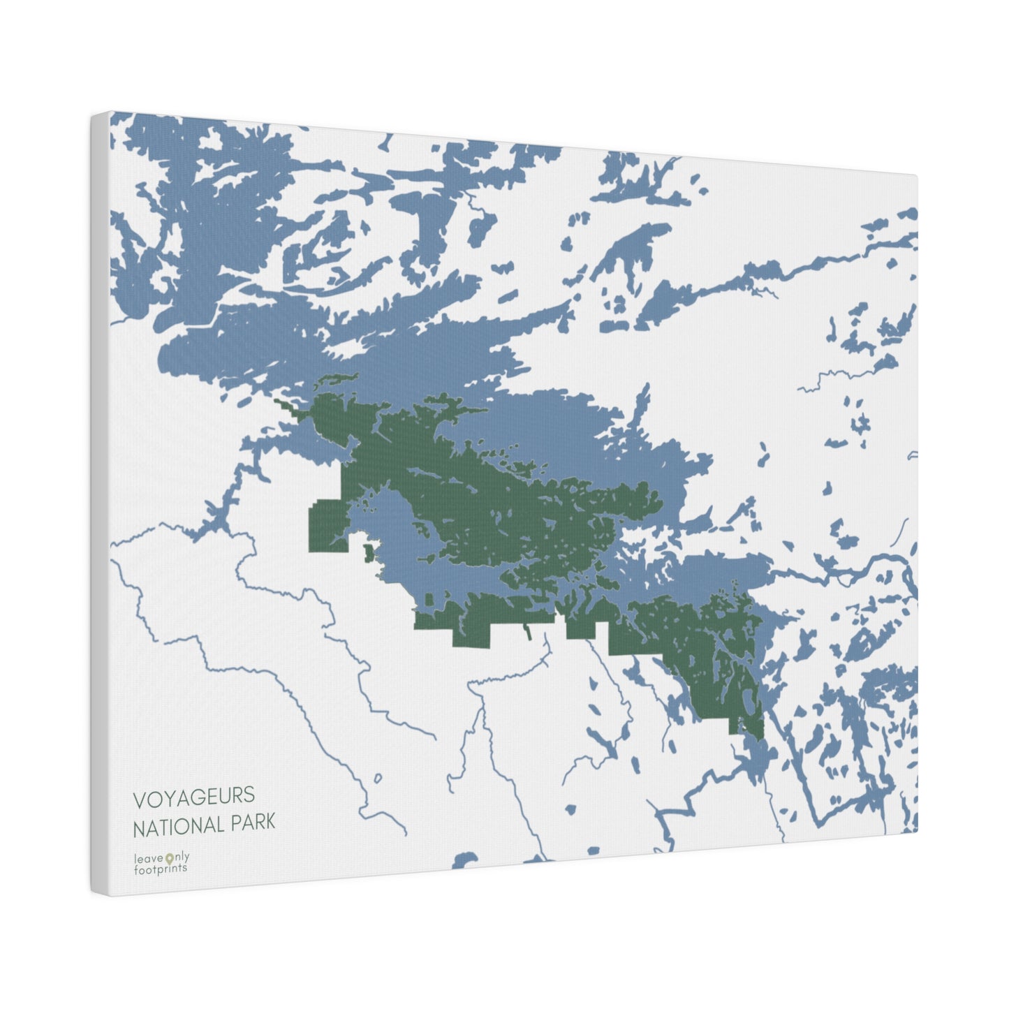 Voyageurs National Park Matte Canvas, Stretched, 0.75"