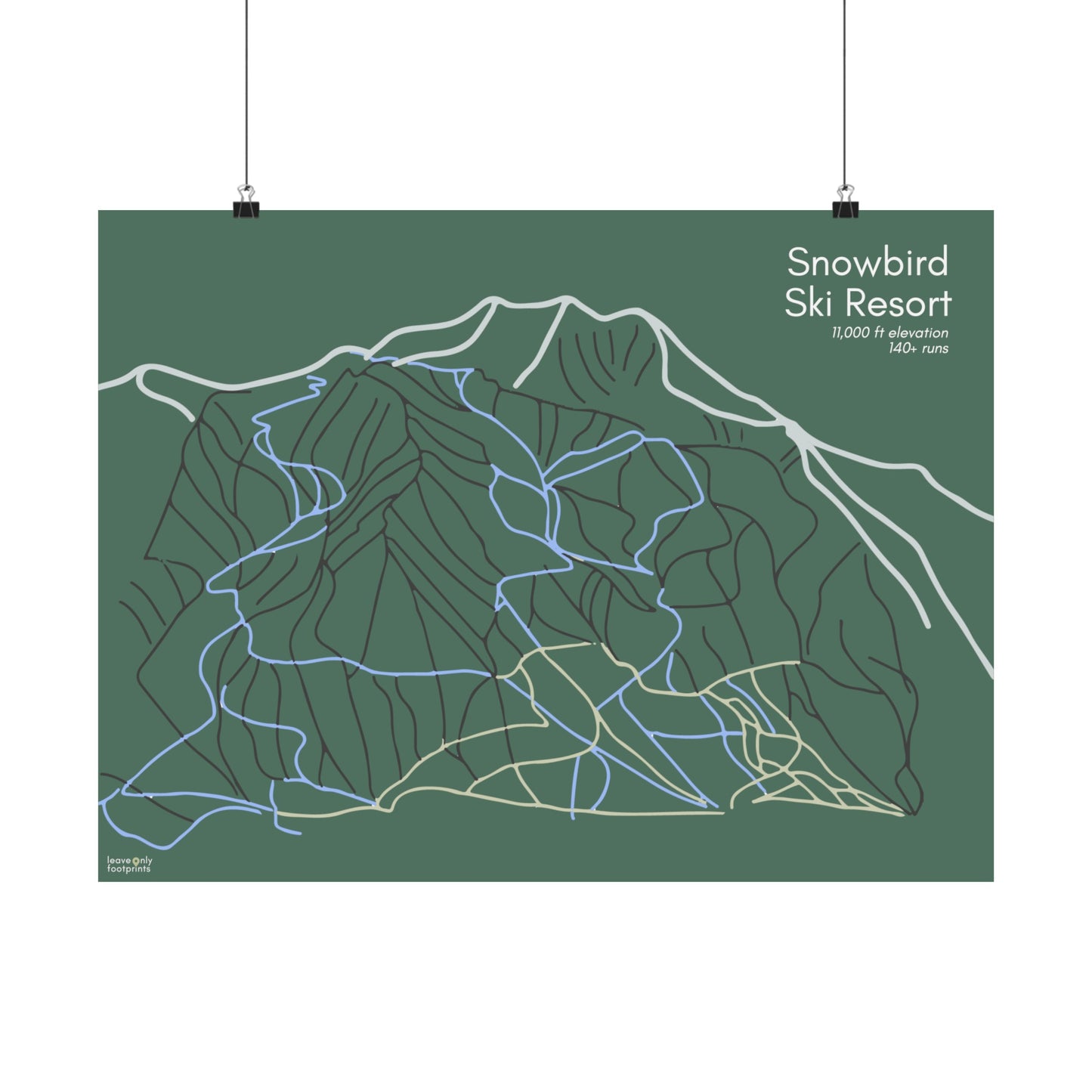Snowbird Ski Resort Horizontal Print