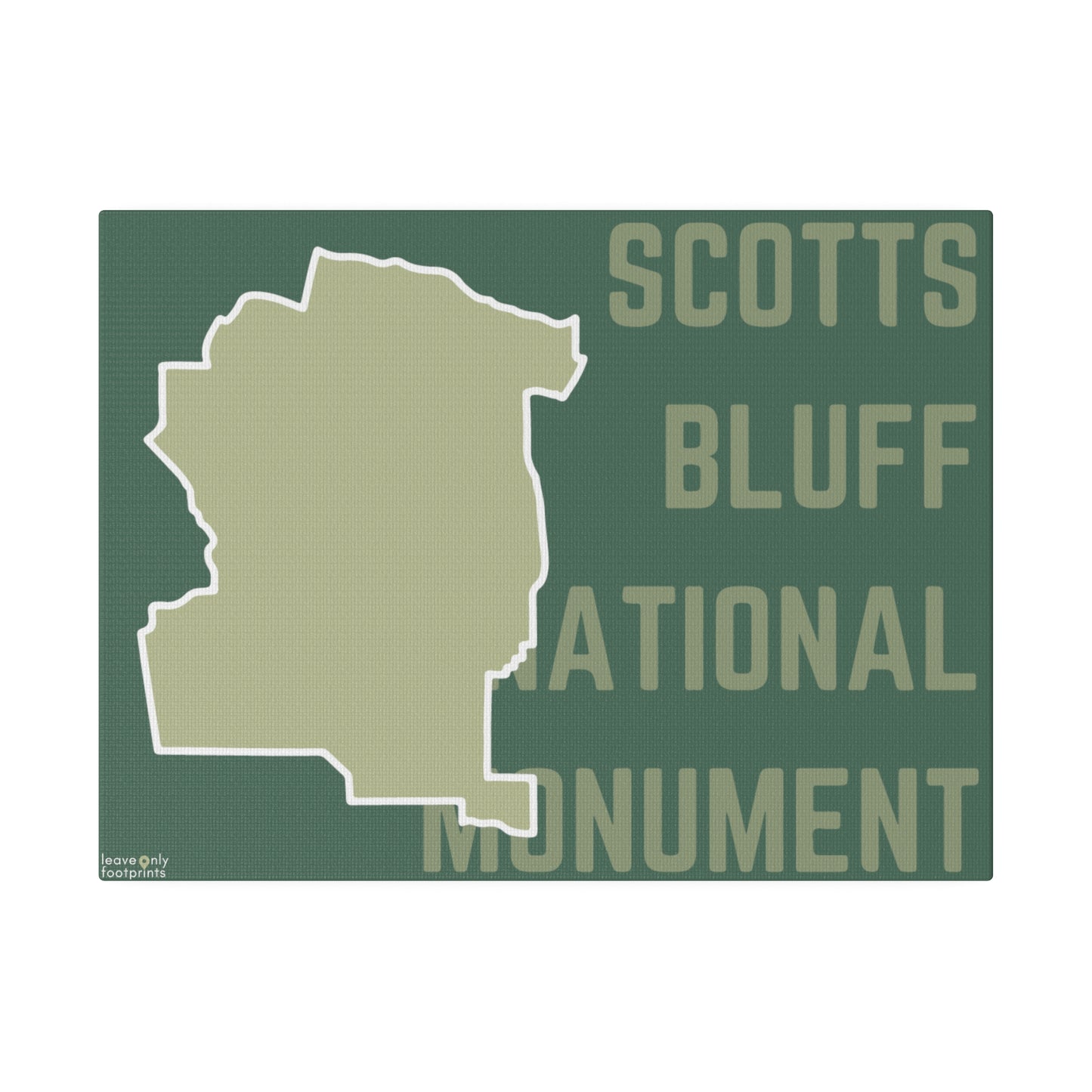 Scotts Bluff National Monument Matte Canvas, Stretched, 0.75"