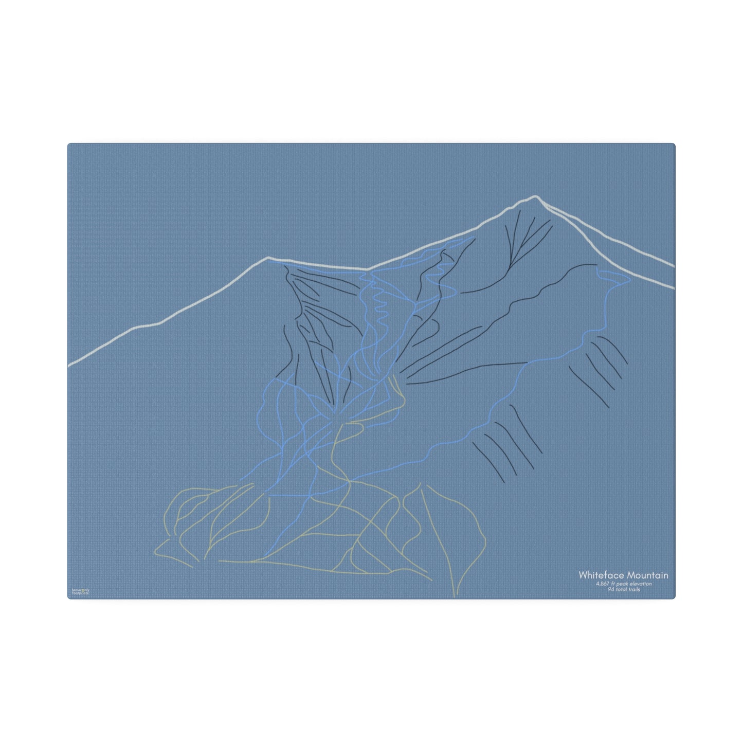 Whiteface Mountain Matte Canvas, Stretched, 0.75"