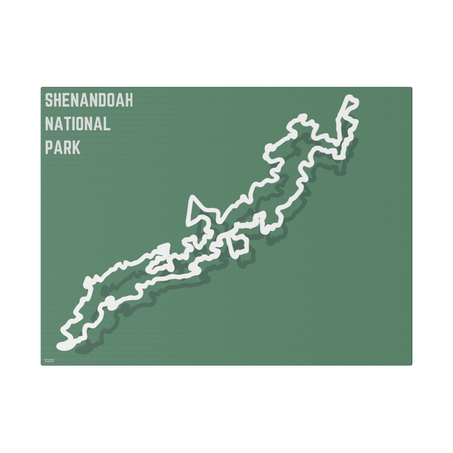 Shenandoah National Park Matte Canvas, Stretched, 0.75"