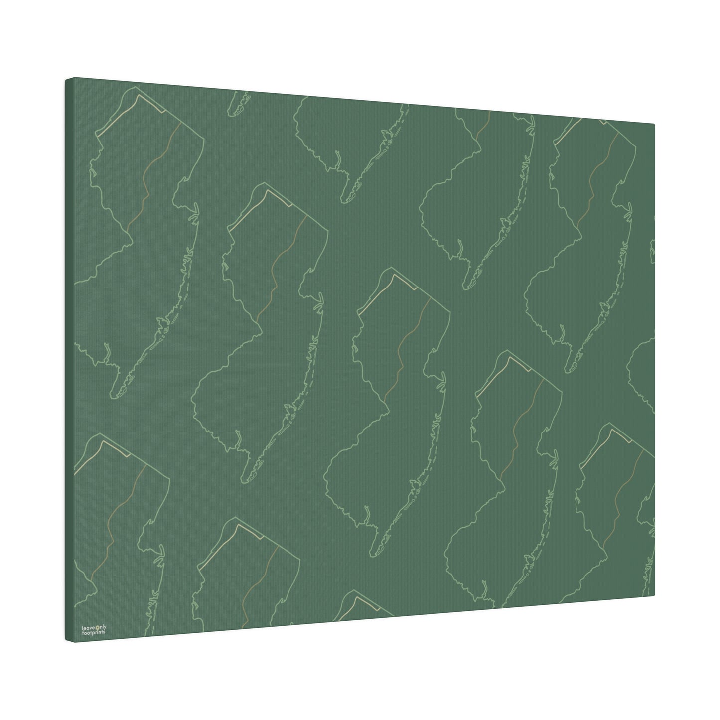 New Jersey National Trails Matte Canvas, Stretched, 0.75"