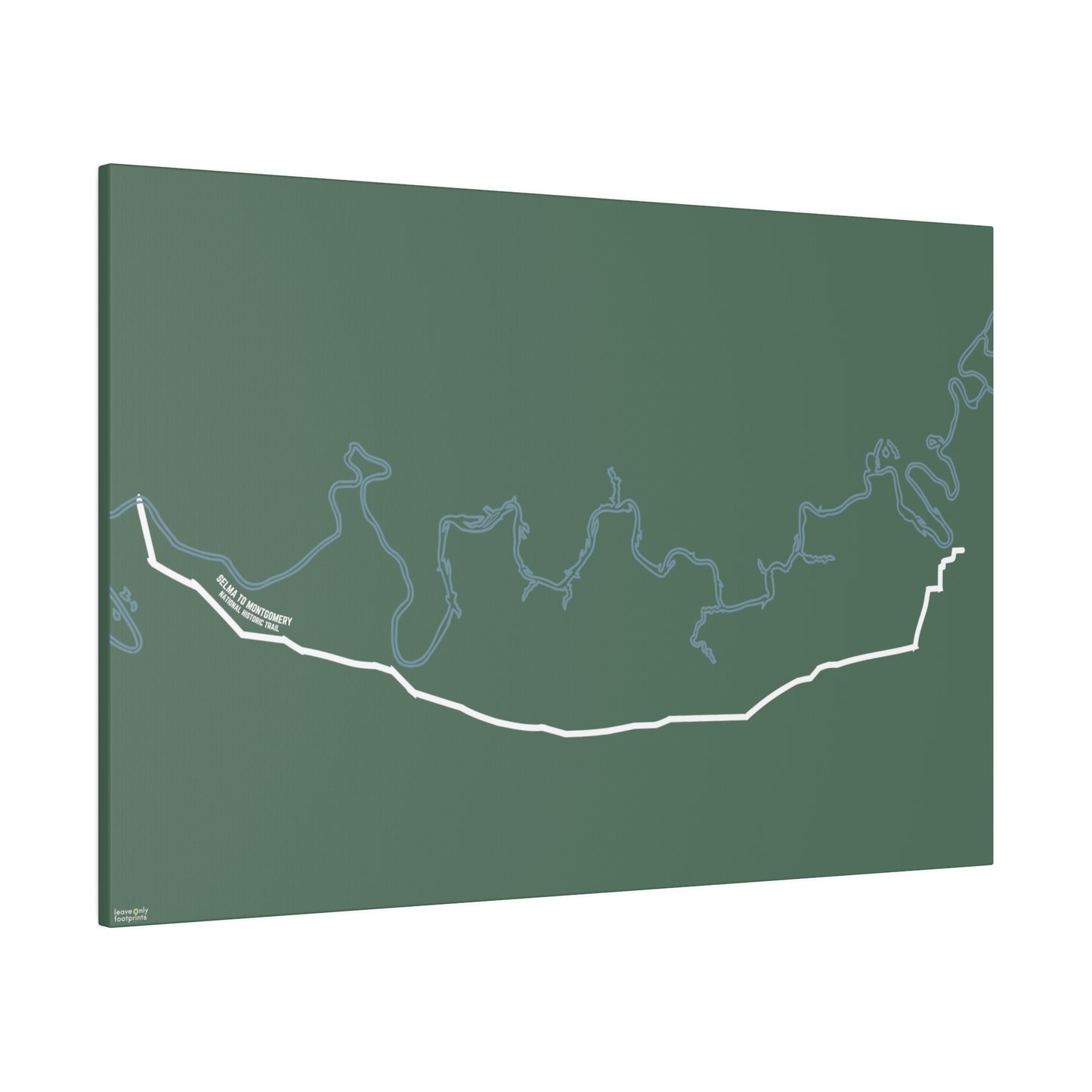 Selma to Montgomery National Historic Trail Matte Canvas, Stretched, 0.75"