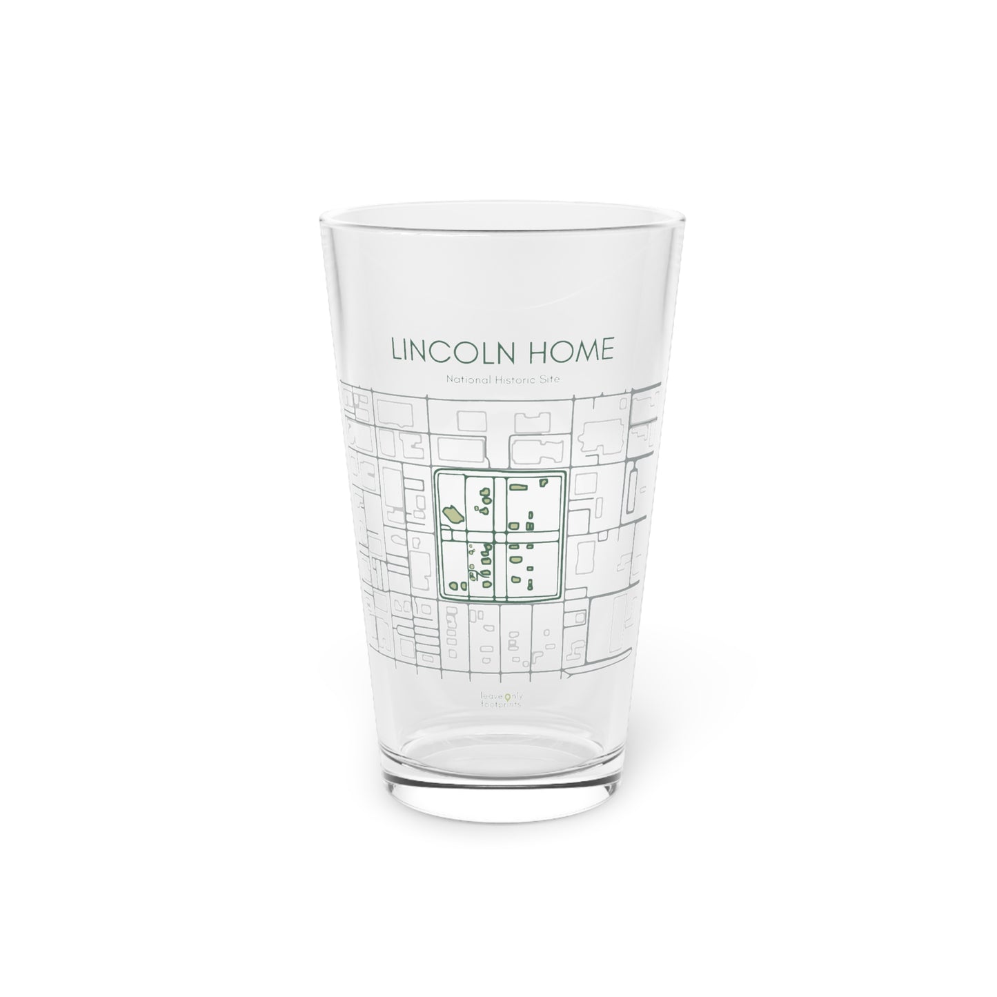 Lincoln Home National Historic Site Pint Glass, 16oz