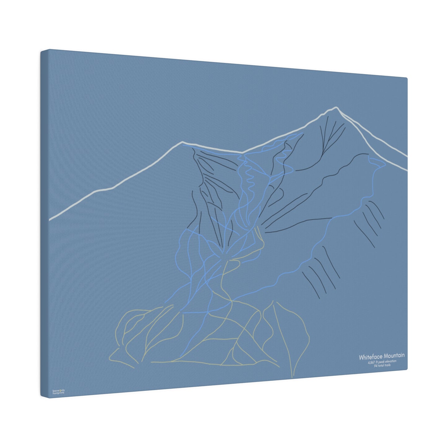Whiteface Mountain Matte Canvas, Stretched, 0.75"