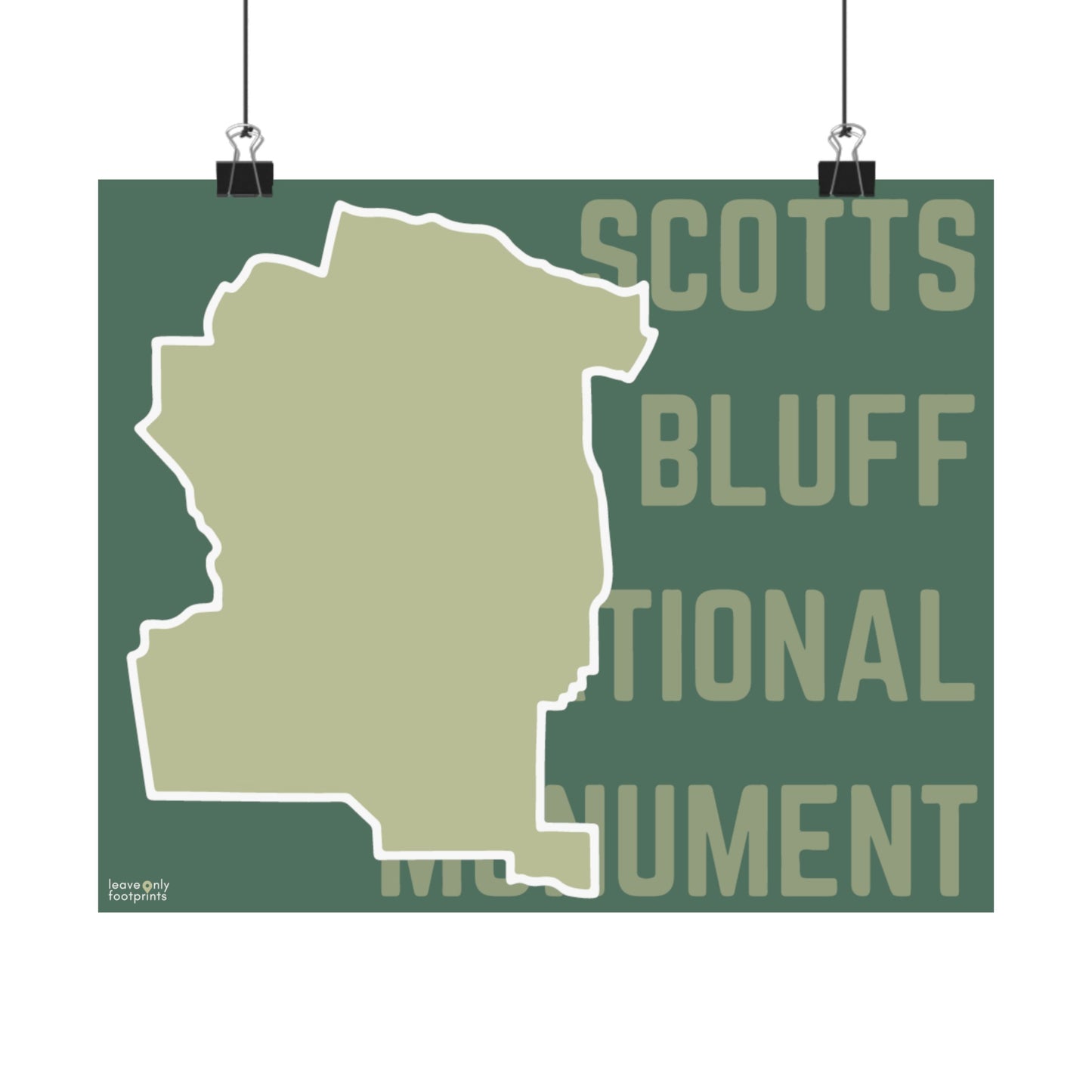 Scotts Bluff National Monument Horizontal Print