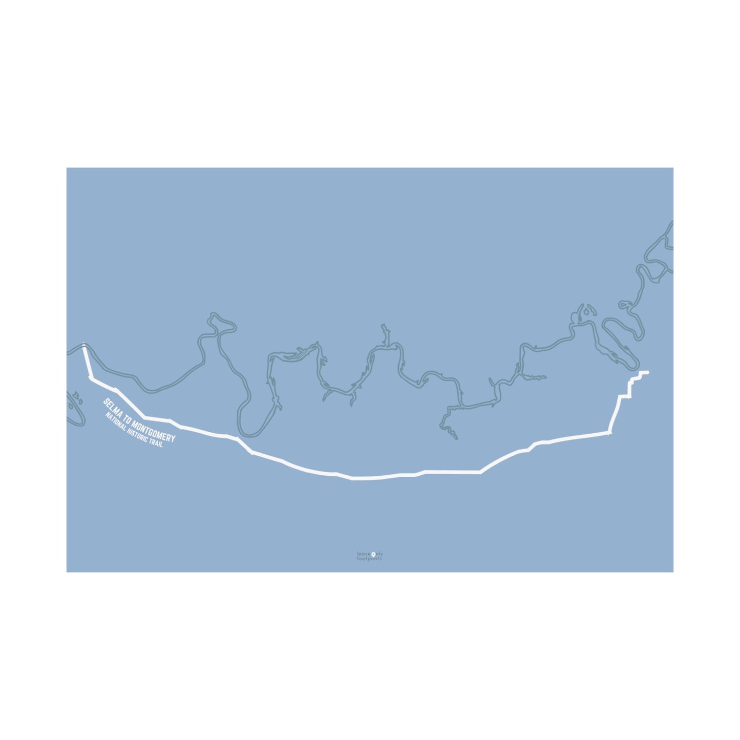 Selma to Montgomery National Historic Trail Horizontal Print