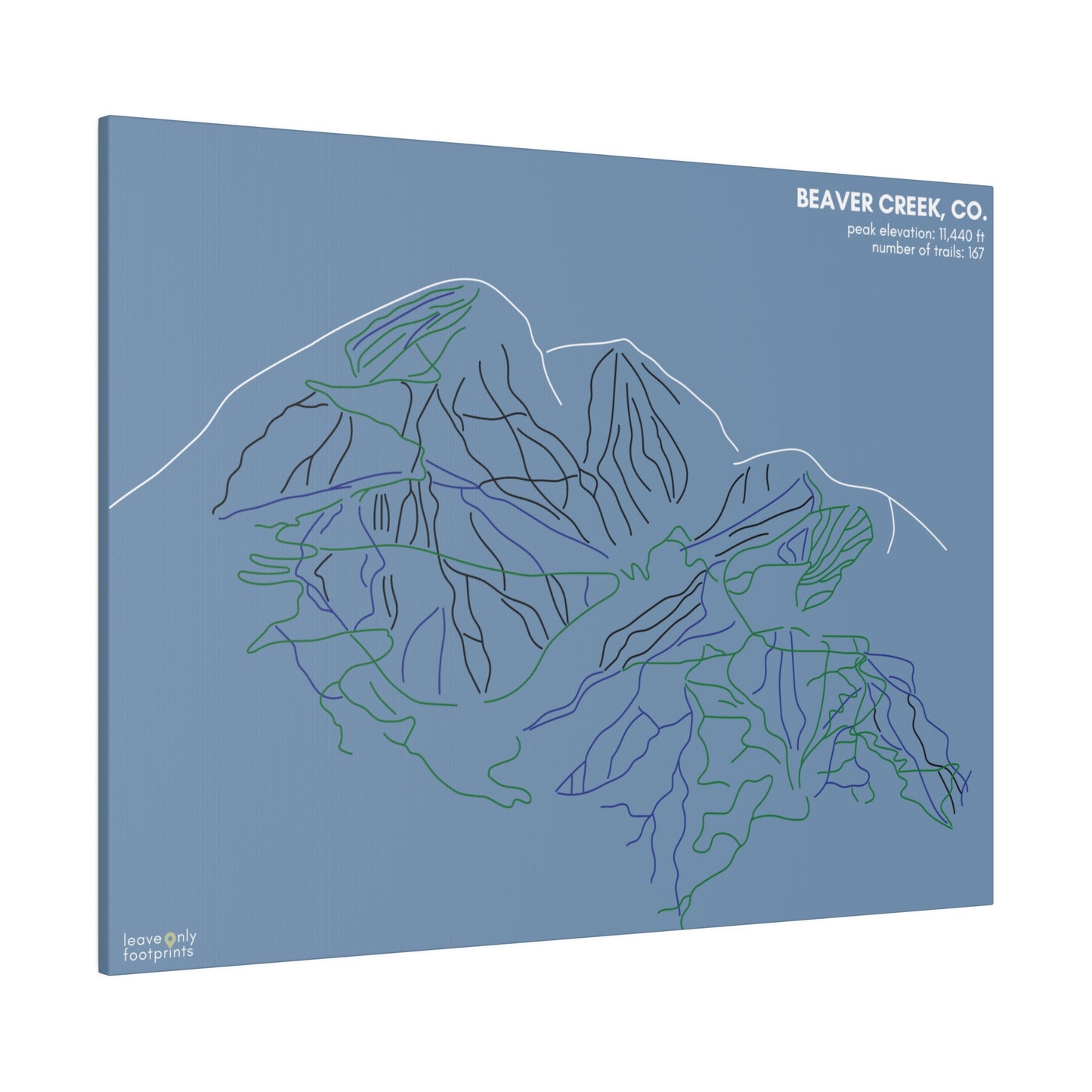 Beaver Creek Matte Canvas, Stretched, 0.75"