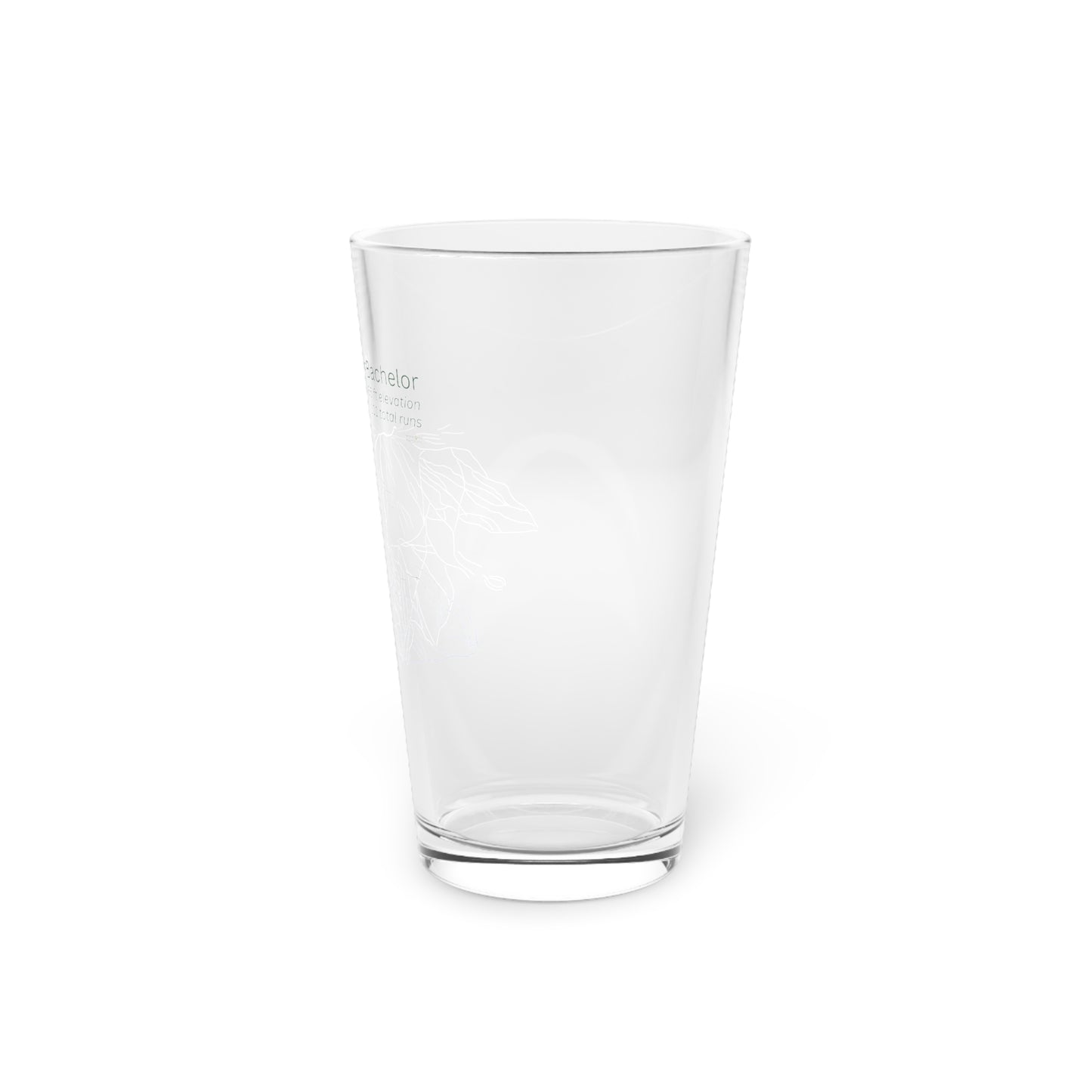 Mount Bachelor Pint Glass, 16oz