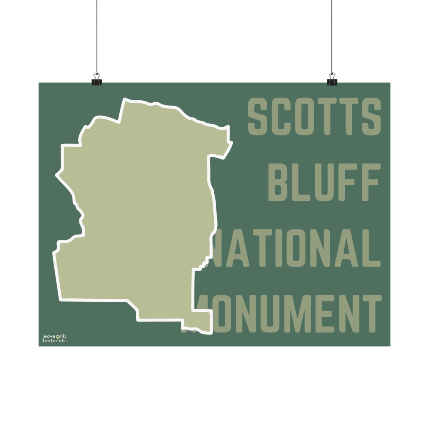 Scotts Bluff National Monument Horizontal Print