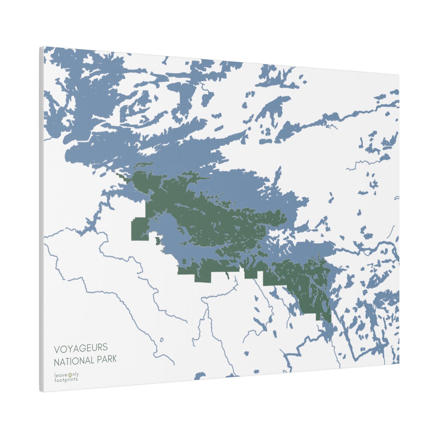Voyageurs National Park Matte Canvas, Stretched, 0.75"