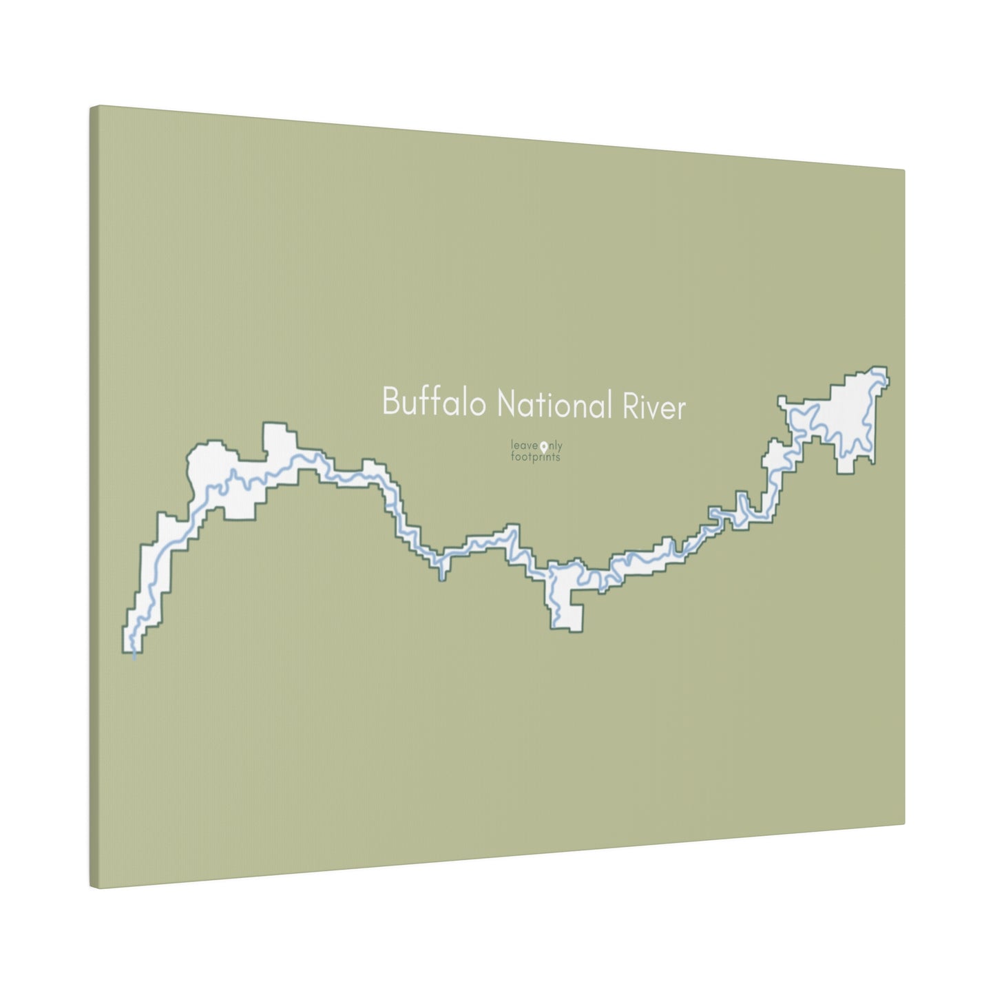 Buffalo National River Matte Canvas, Stretched, 0.75"