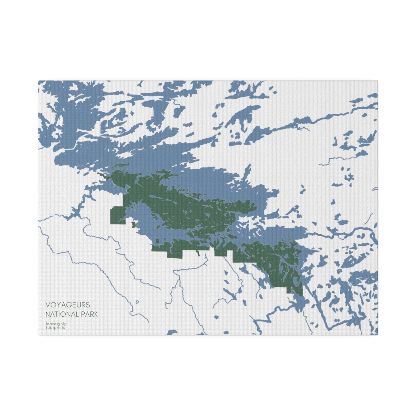Voyageurs National Park Matte Canvas, Stretched, 0.75"