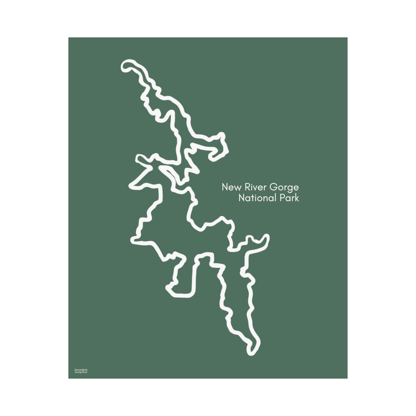 New River Gorge National Park Vertical Poster