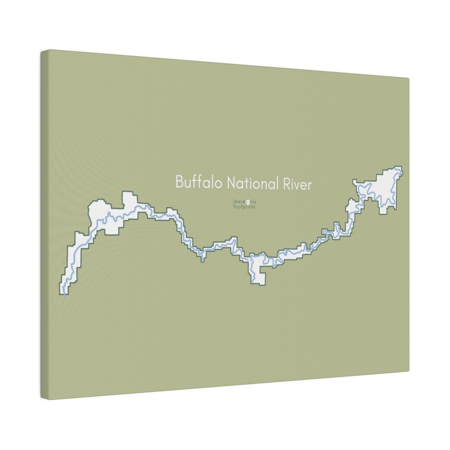 Buffalo National River Matte Canvas, Stretched, 0.75"