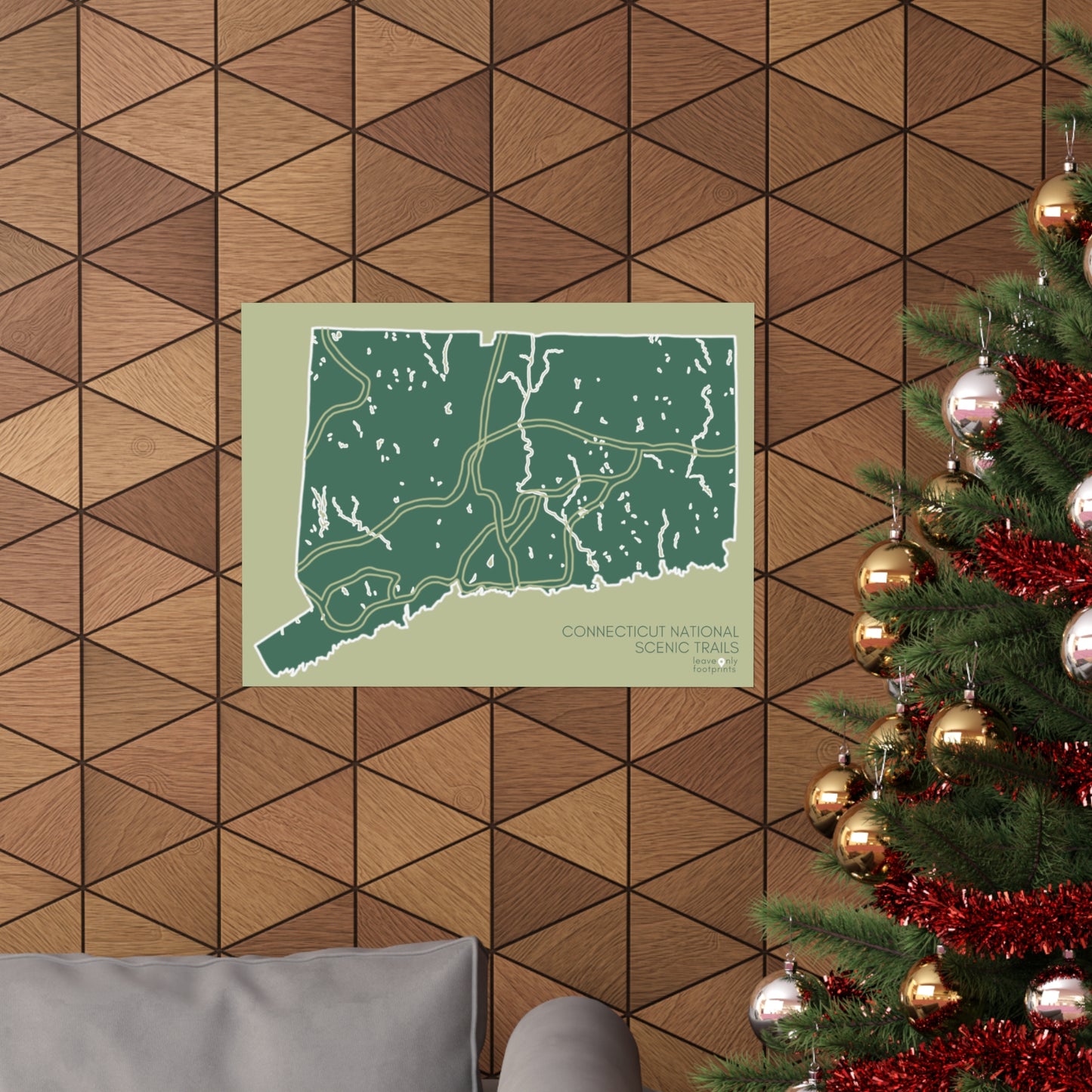 Connecticut National Scenic Trails Matte Horizontal Print