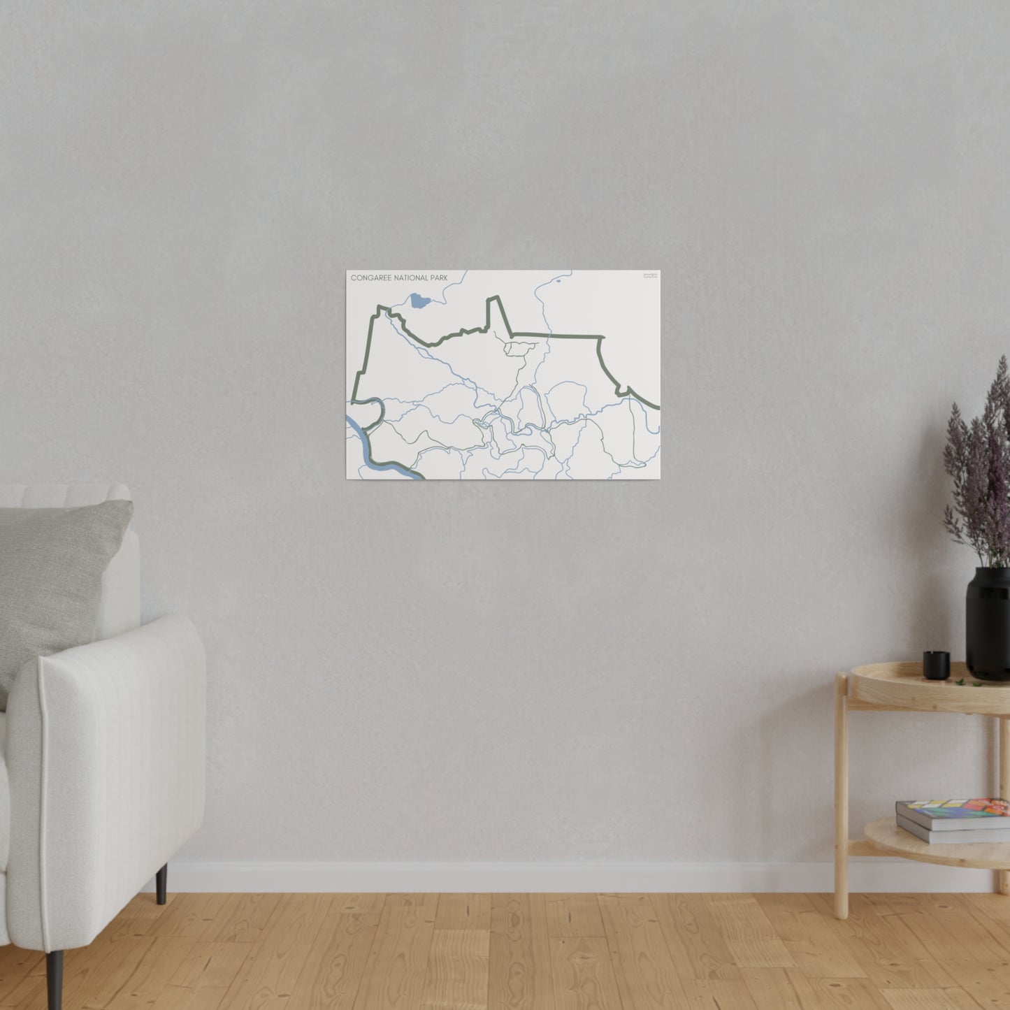 Congaree National Park Matte Canvas, Stretched, 0.75"